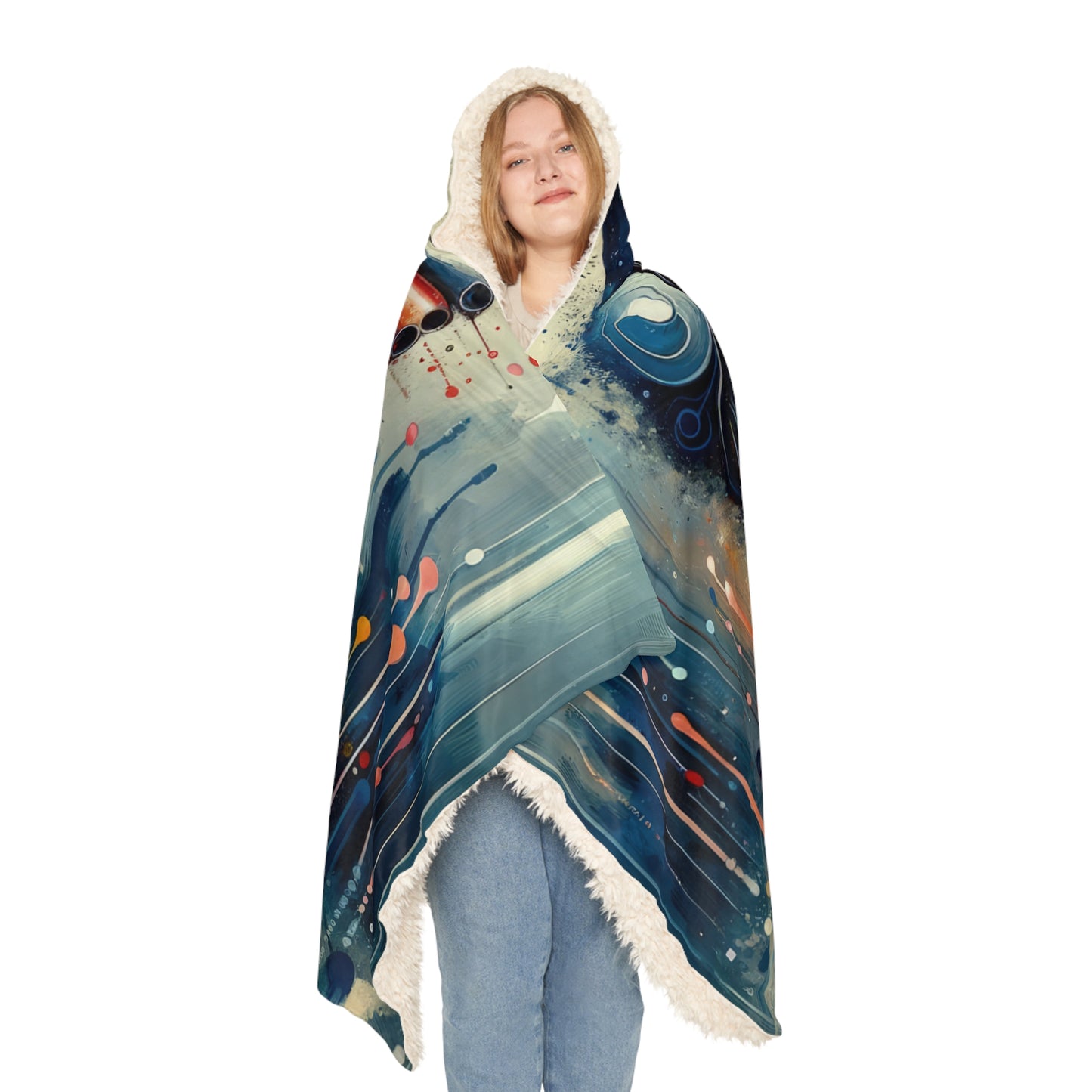Rhythmic Heart Harmony Snuggle Blanket