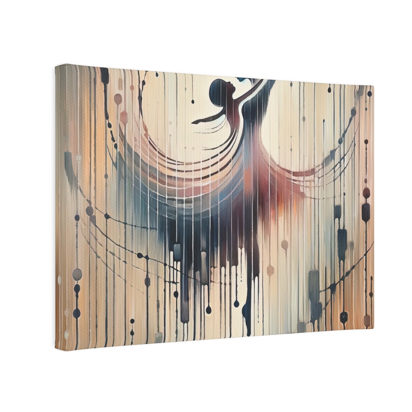 Rhythmic Heart Dance Canvas Photo Tile