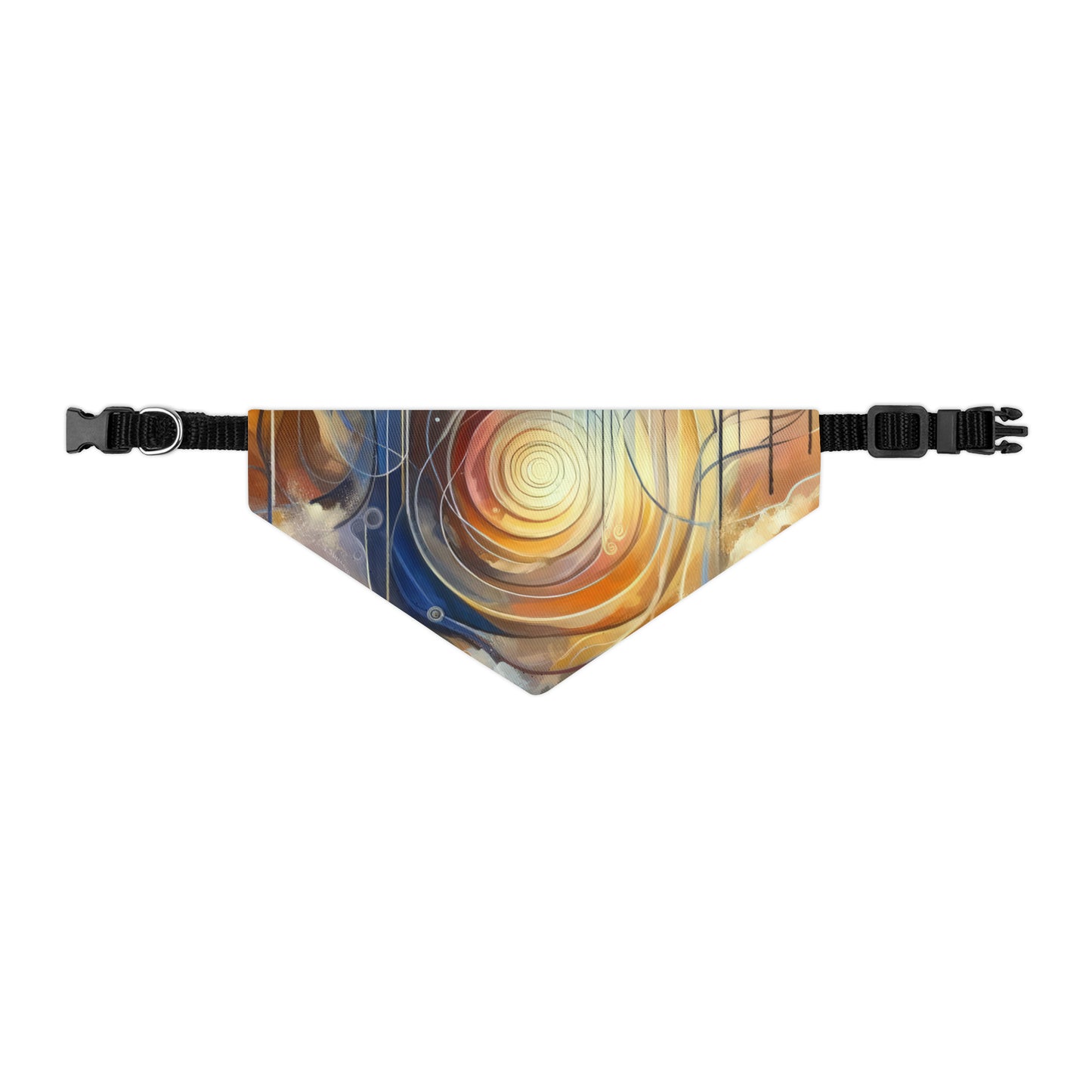 Presence Anchored Tachism Pet Bandana Collar