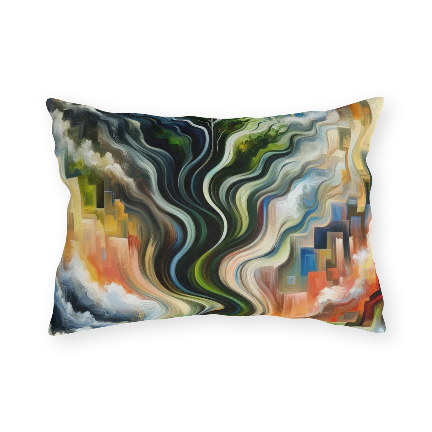 Eternal Digital Contrast Outdoor Pillows