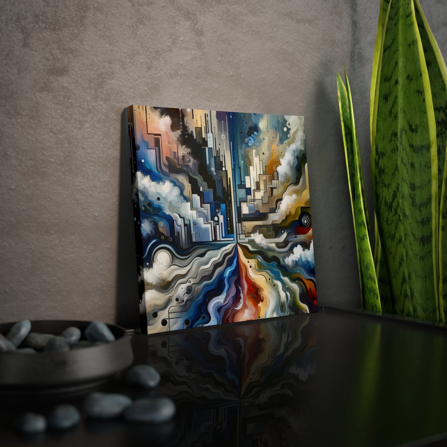 Digital Divide Navigation Canvas Photo Tile