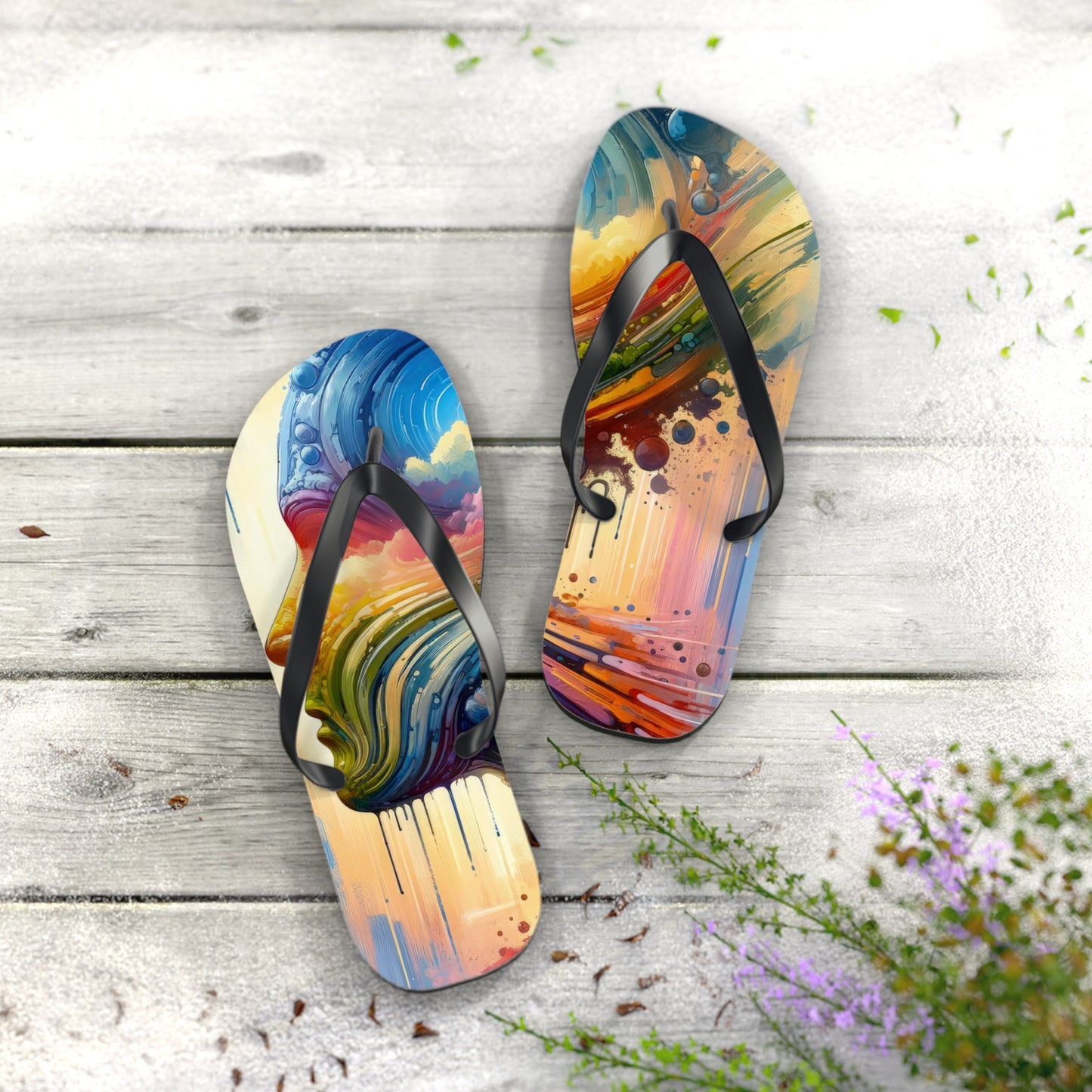 Sovereign Self Journey Flip Flops