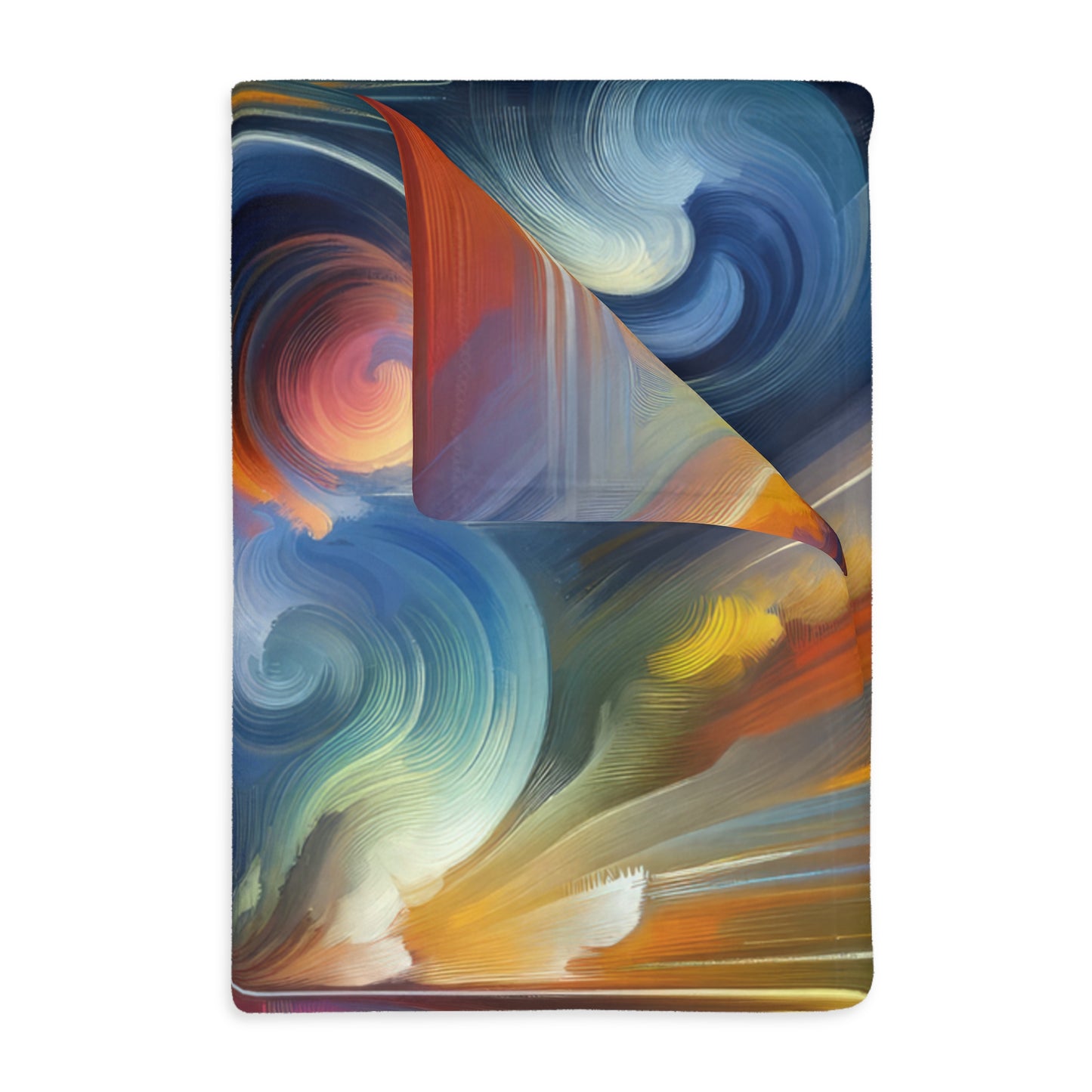 Techno Spiritual Synthesis Velveteen Microfiber Blanket (Two-sided print)