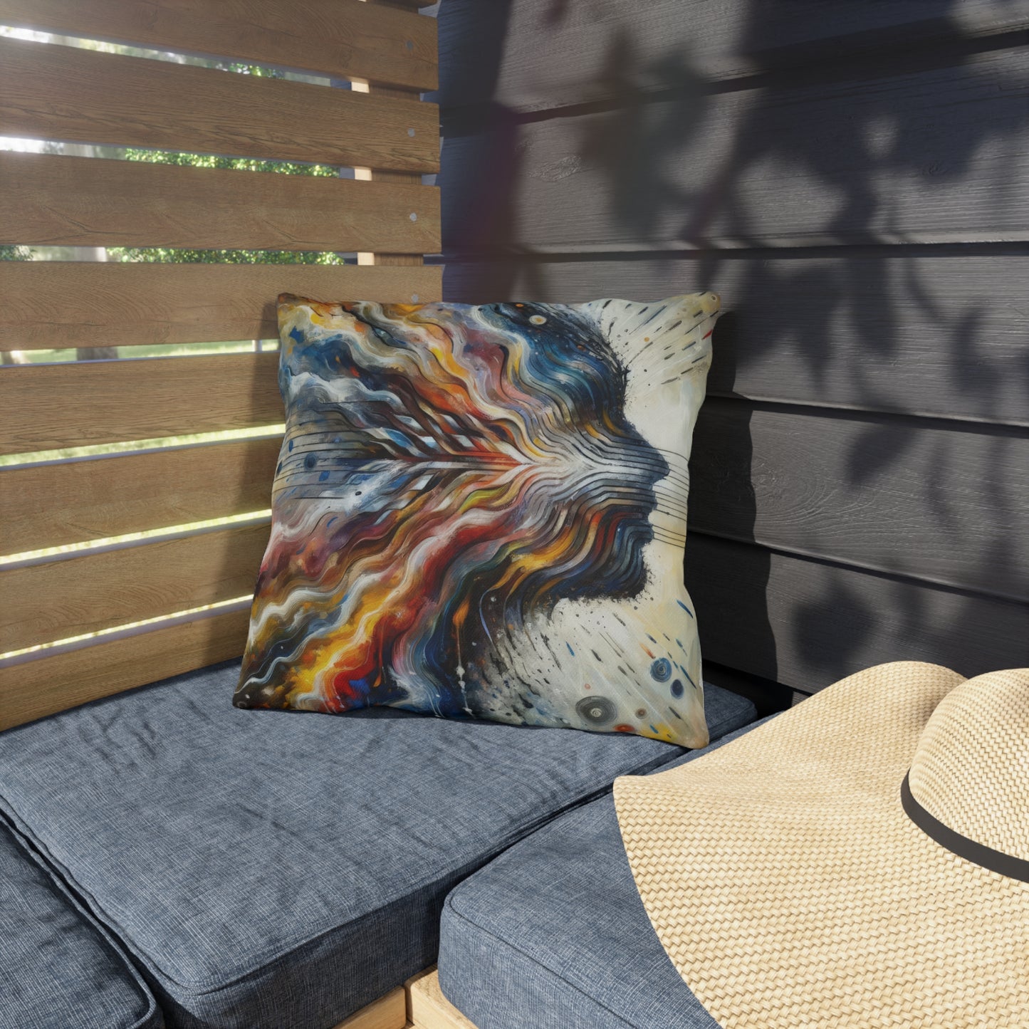 Empathetic Awakening Dynamic Outdoor Pillows