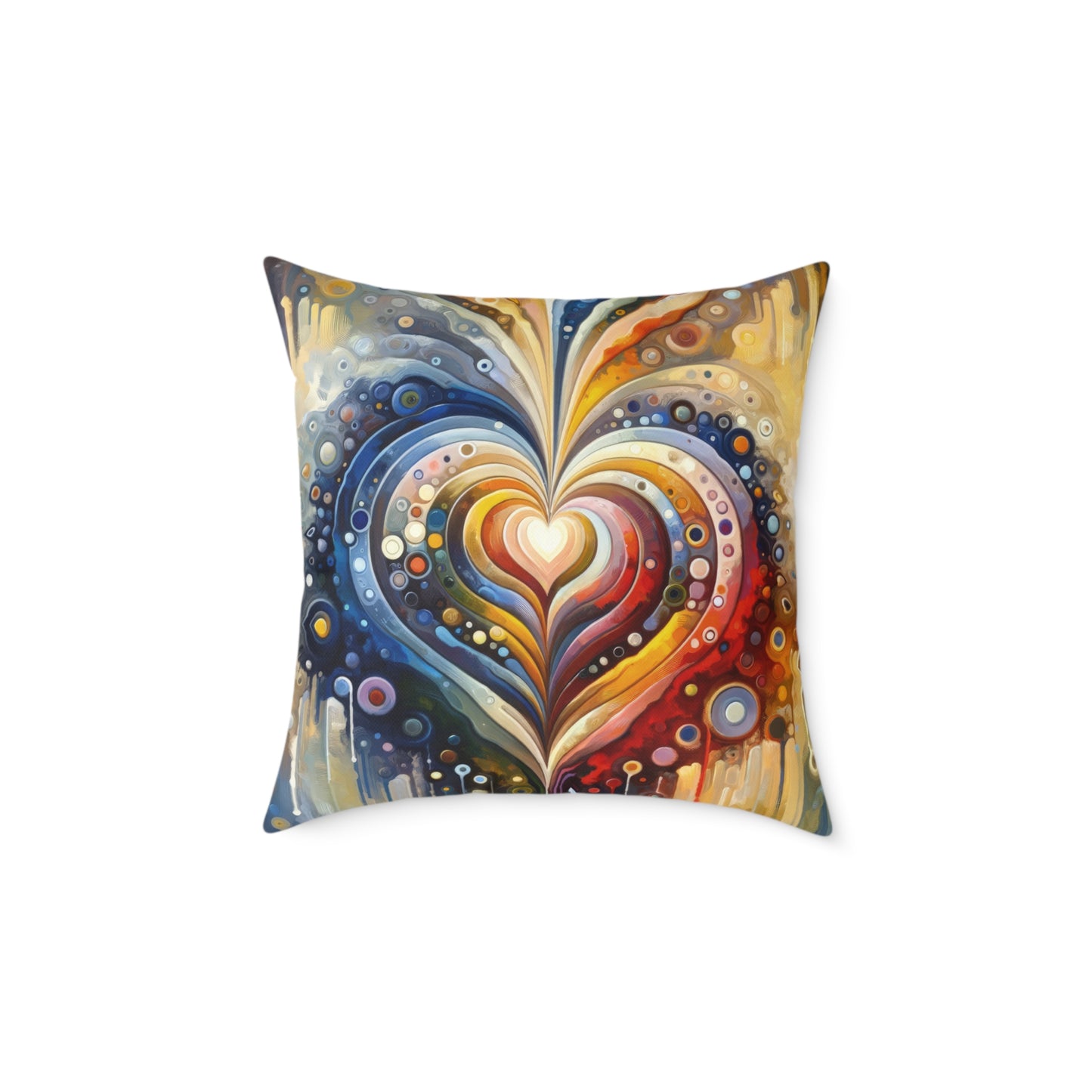 Harmonic Heart Essence Spun Polyester Pillow