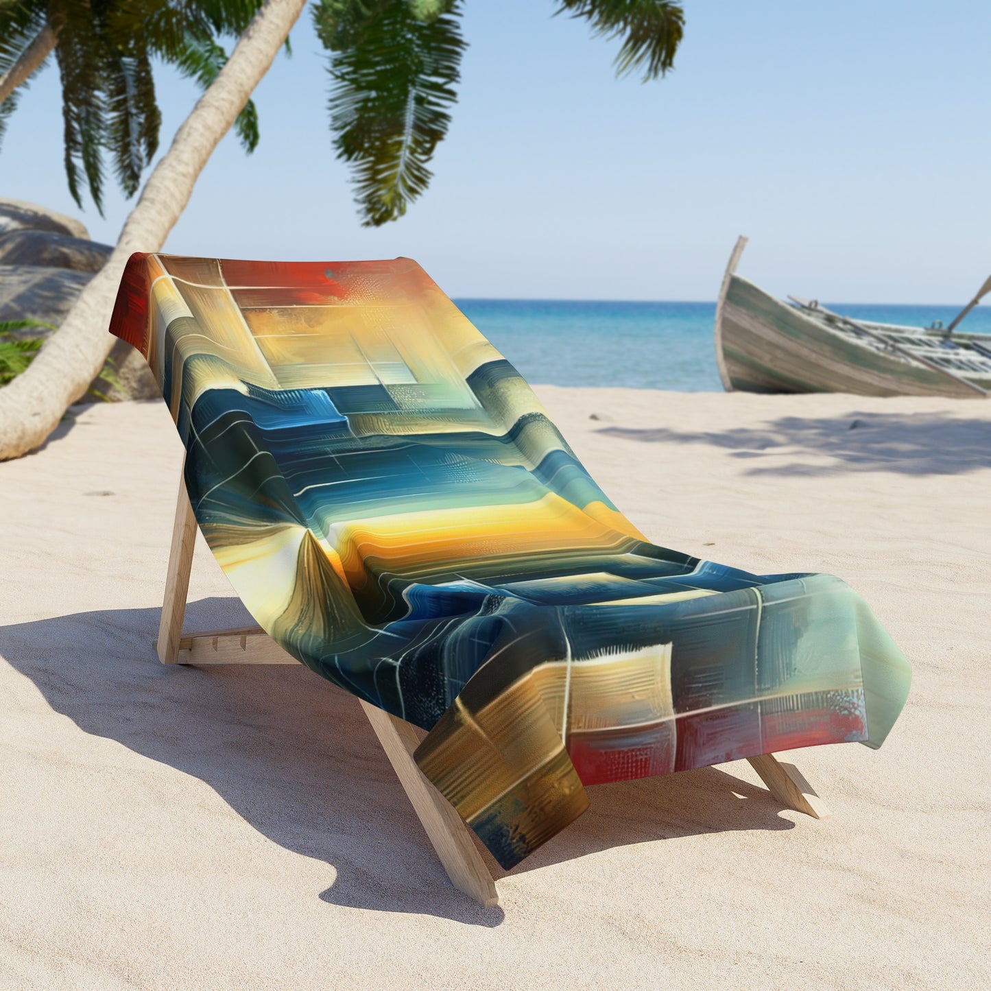 Echoes Dissolving Light Beach Towel