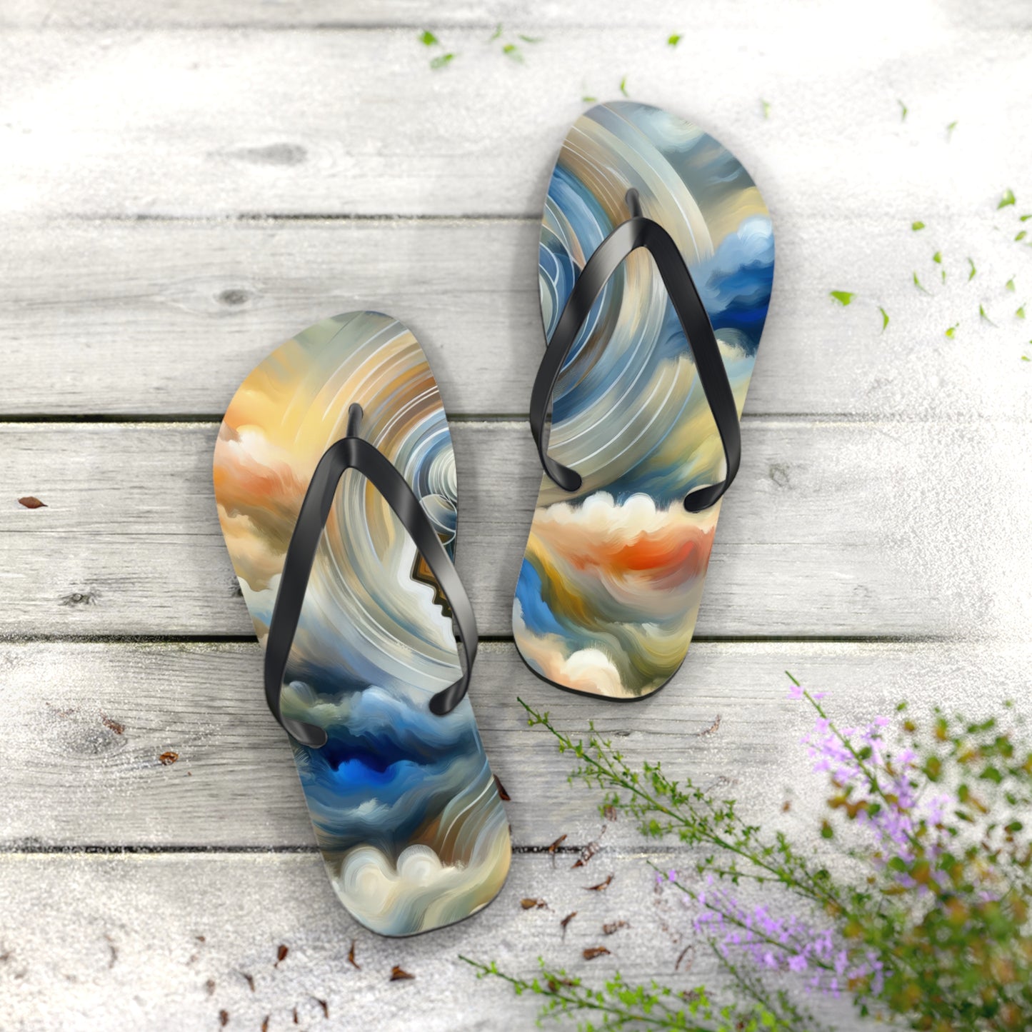 Mindful Unified Awakening Flip Flops