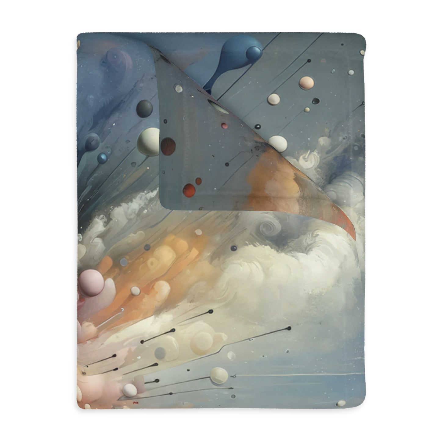 Impactful Deeds Ripple Velveteen Microfiber Blanket (Two-sided print)