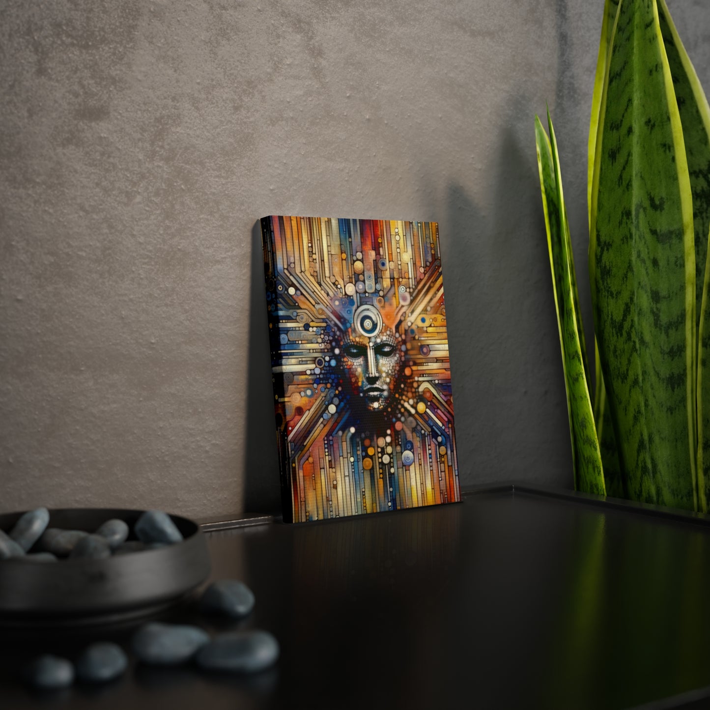 Digital Rhythm Tapestry Canvas Photo Tile