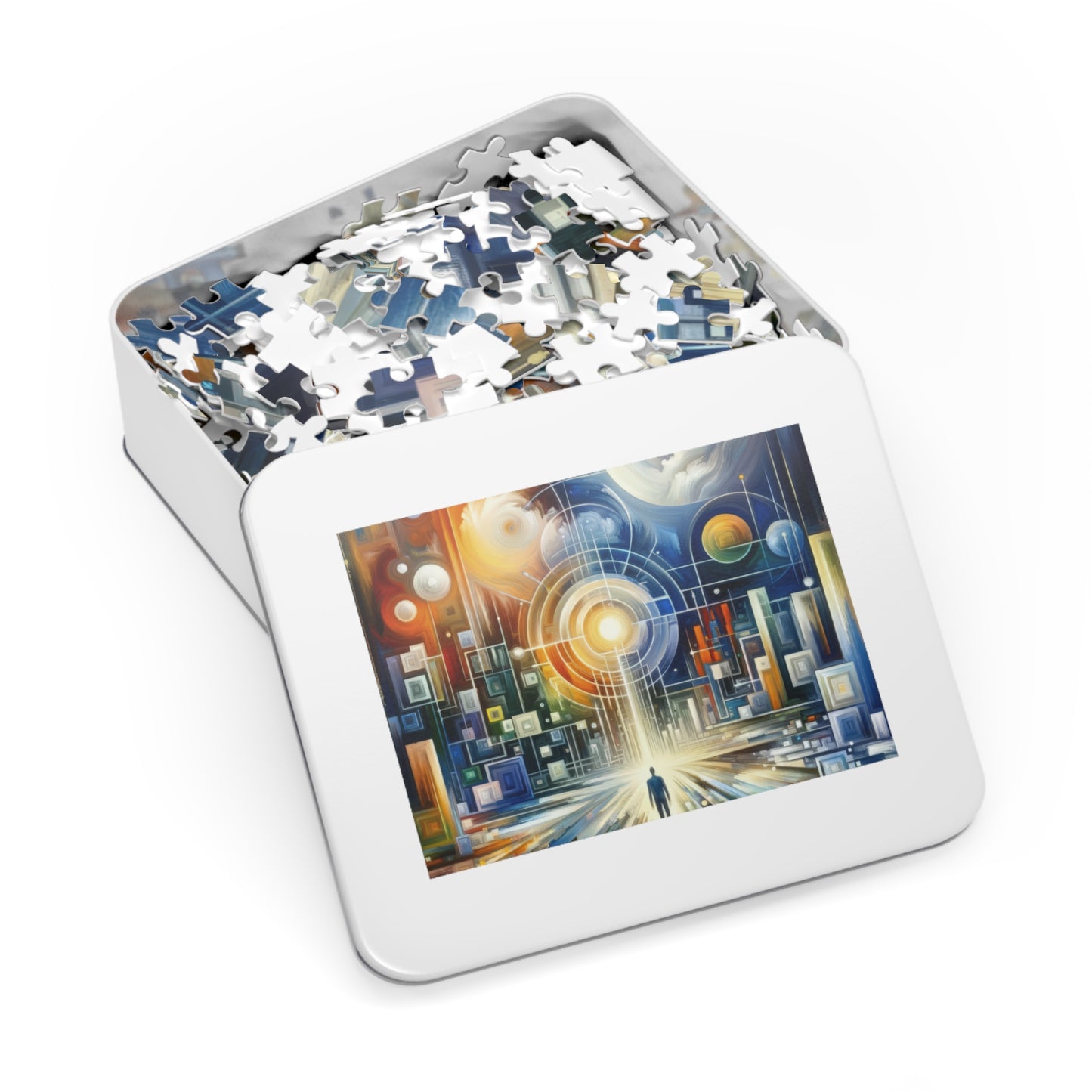 Mindful Megabyte Convergence Jigsaw Puzzle (30, 110, 252, 500,1000-Piece)