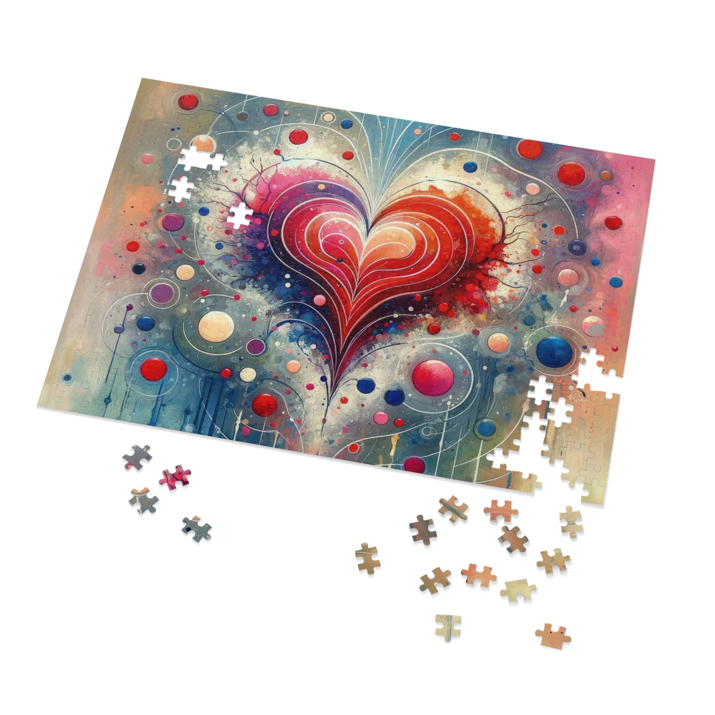Emotional Physics Heart Jigsaw Puzzle (30, 110, 252, 500,1000-Piece)
