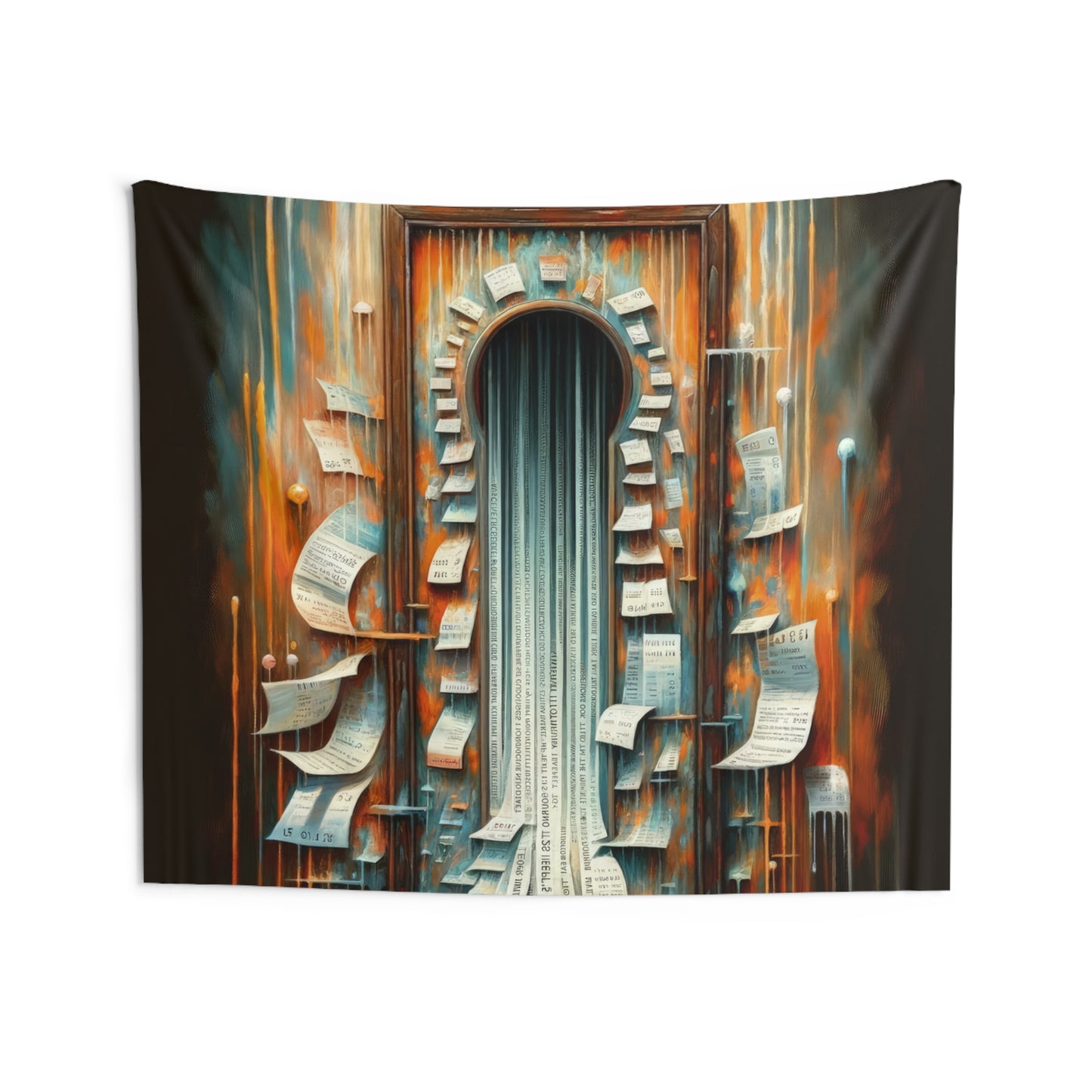 Illuminated Truths Mirror Indoor Wall Tapestries