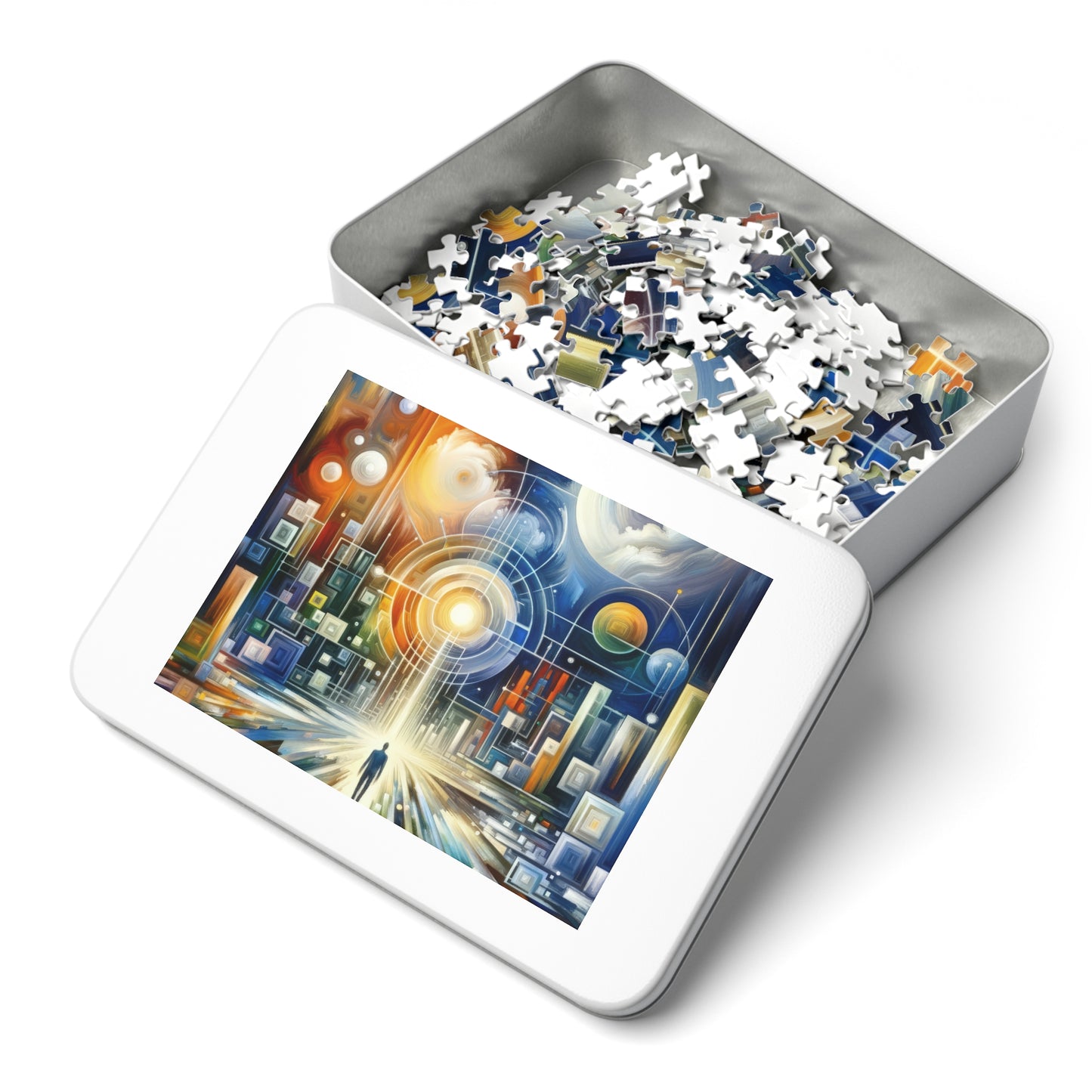 Mindful Megabyte Convergence Jigsaw Puzzle (30, 110, 252, 500,1000-Piece)
