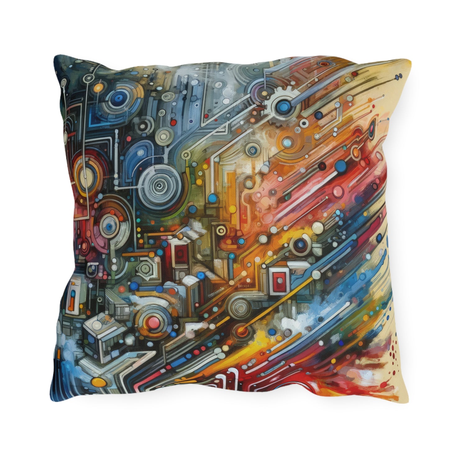 Beliefs Systems Intersection Outdoor Pillows