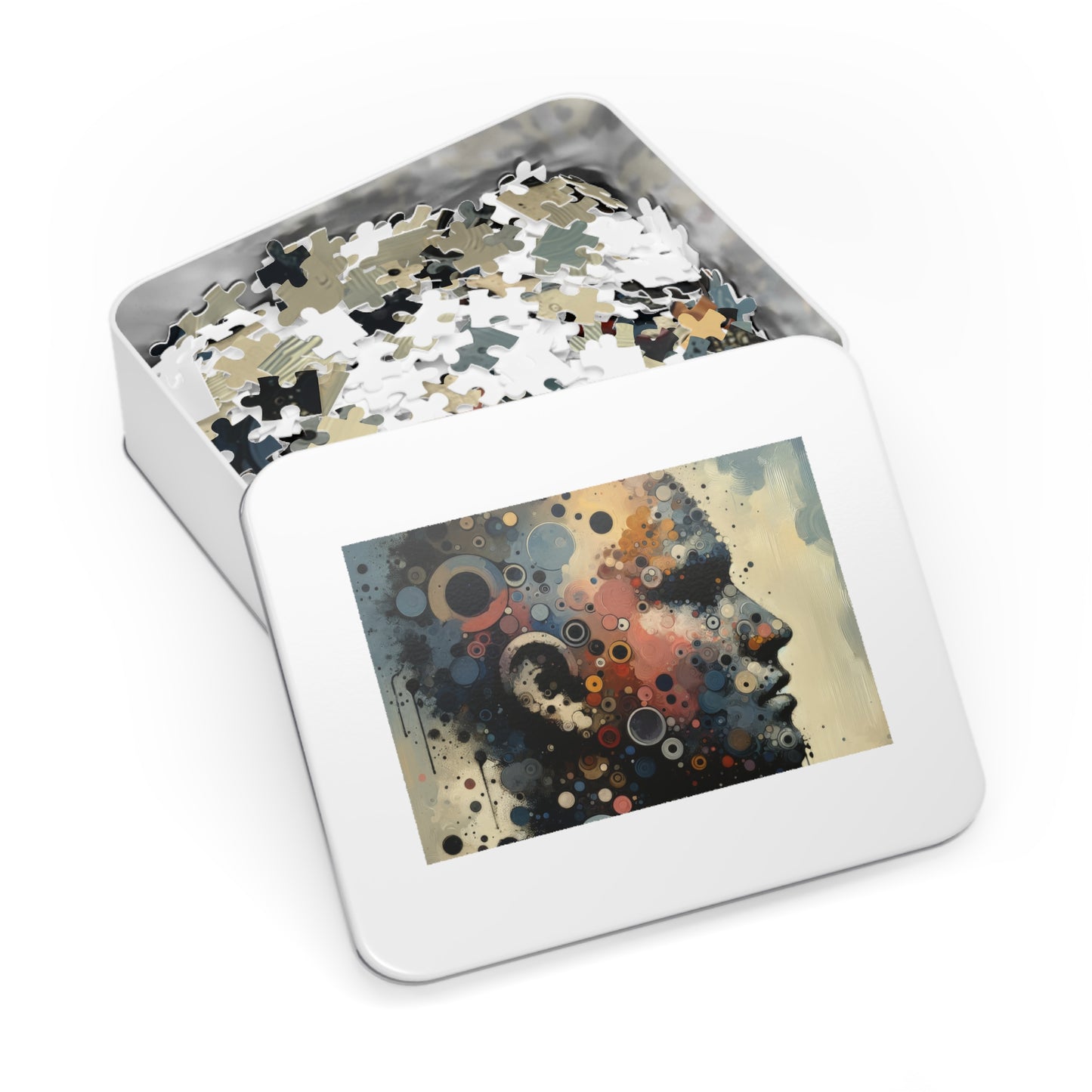 Reflective Tachism Contemplation Jigsaw Puzzle (30, 110, 252, 500,1000-Piece)
