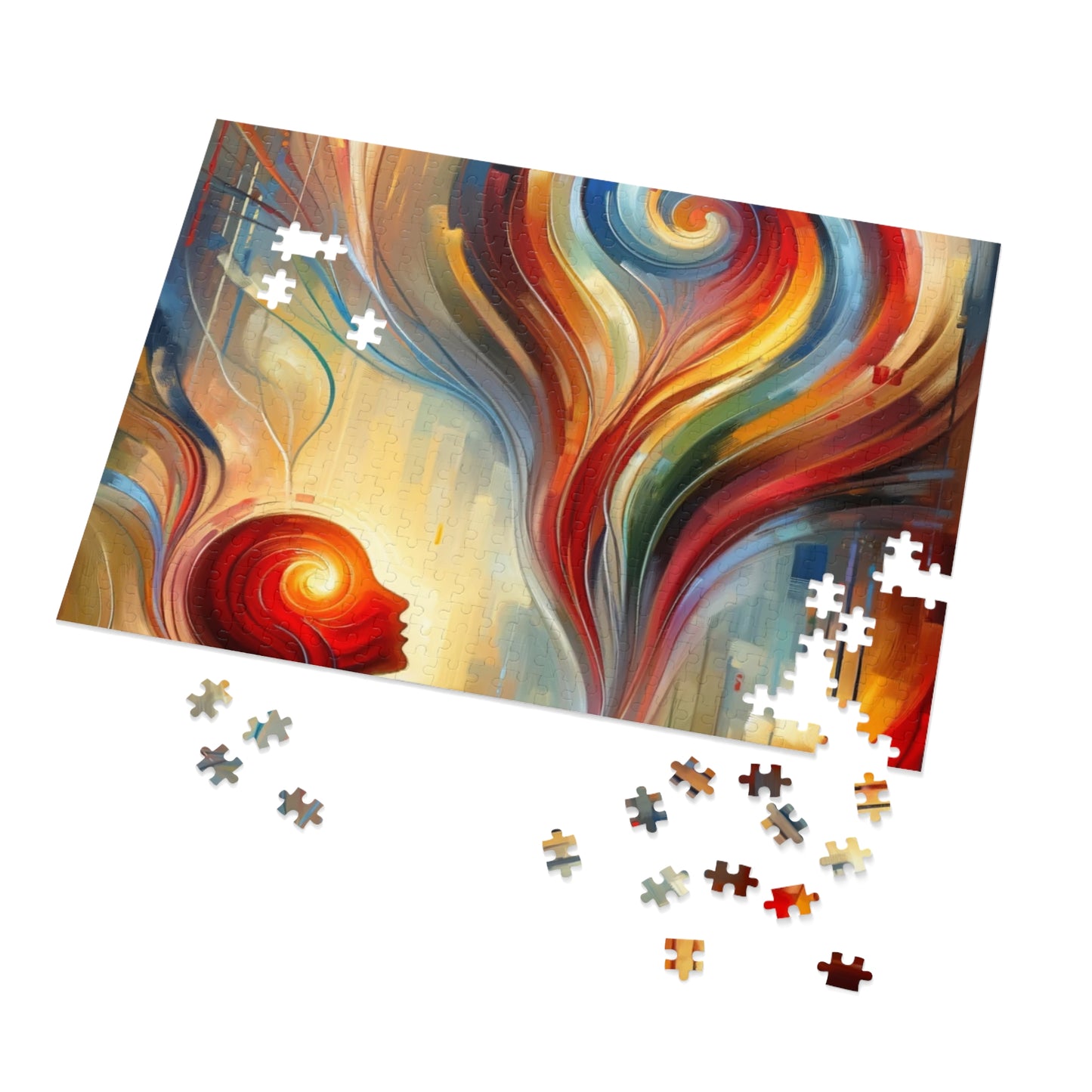 Empathetic Spiral Dialogue Jigsaw Puzzle (30, 110, 252, 500,1000-Piece)