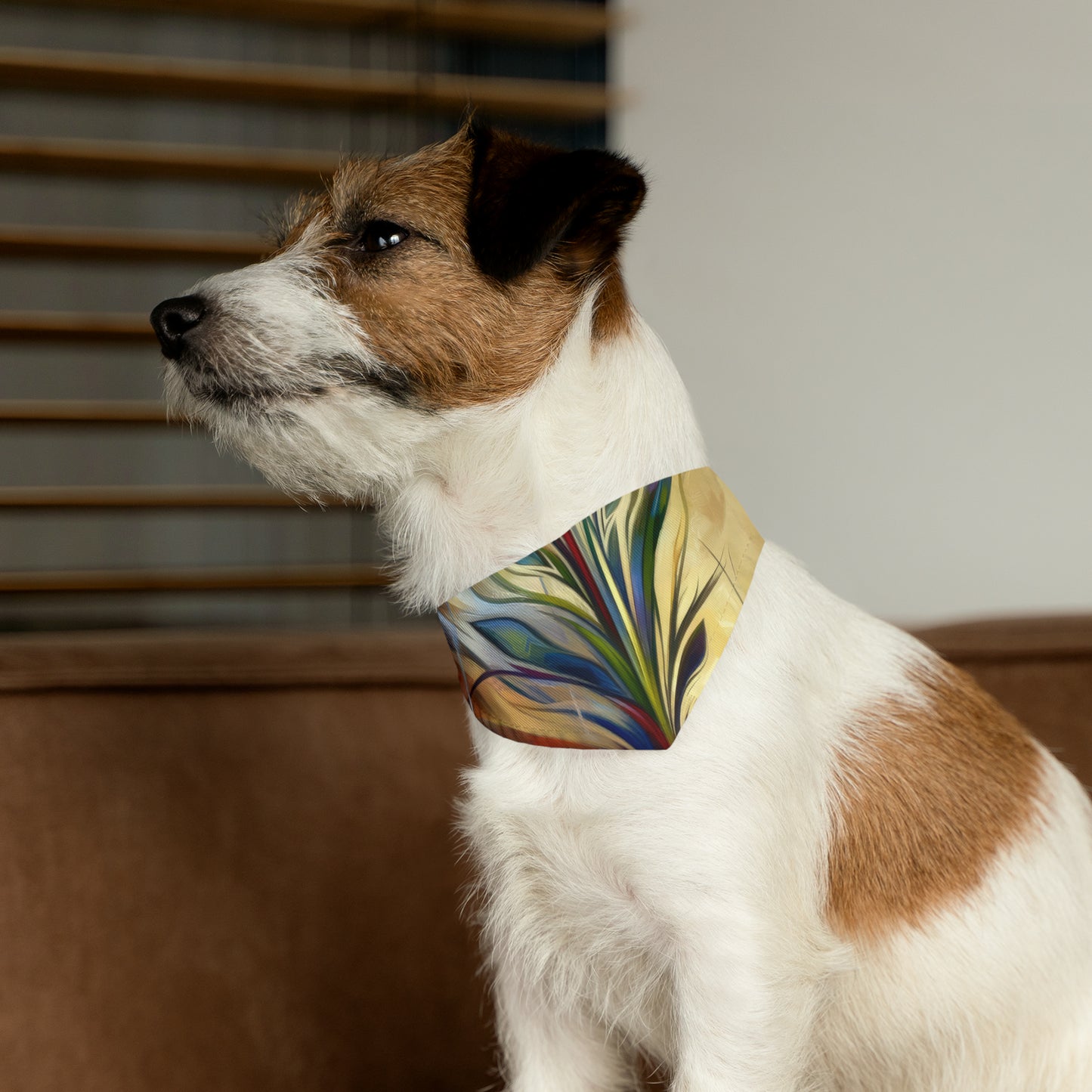 Pruning Distraction Tachism Pet Bandana Collar