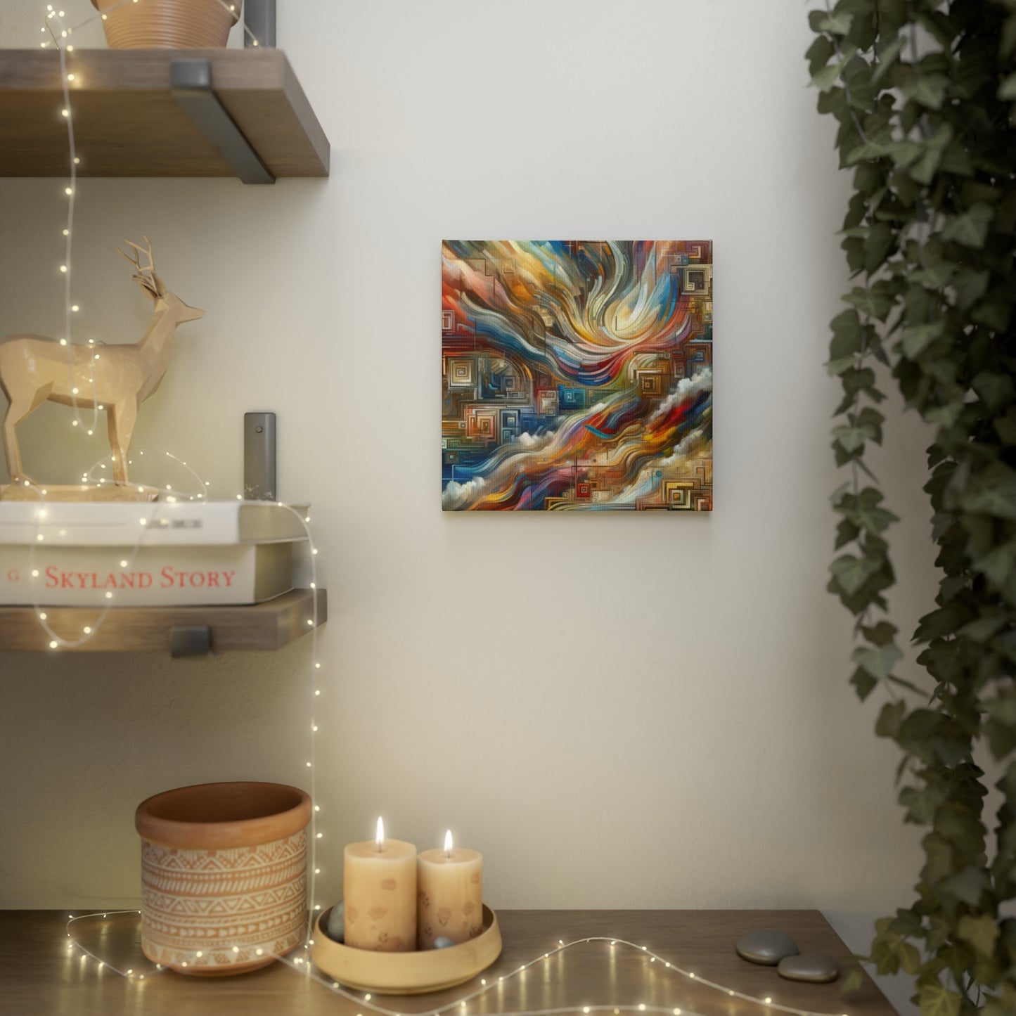 Woven Progress Tapestry Canvas Photo Tile