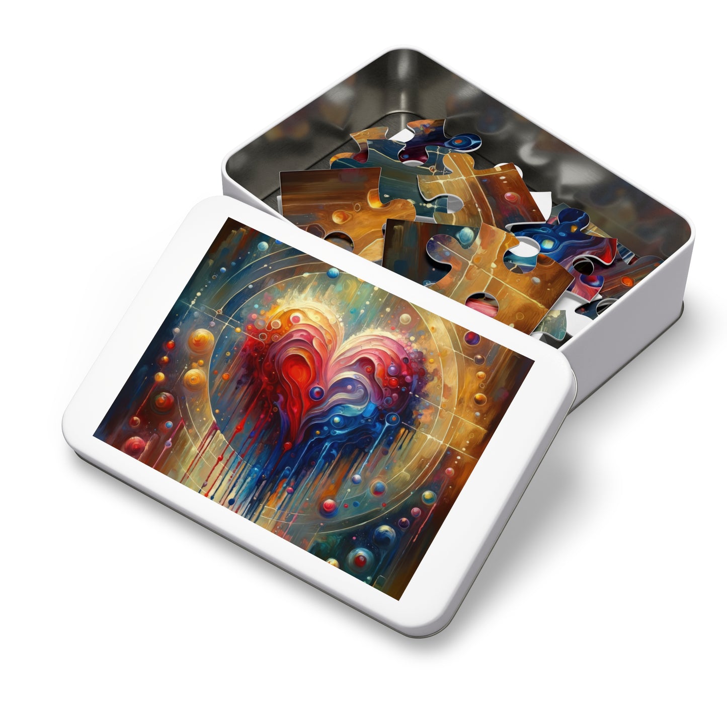 Unified Heart Reflections Jigsaw Puzzle (30, 110, 252, 500,1000-Piece)