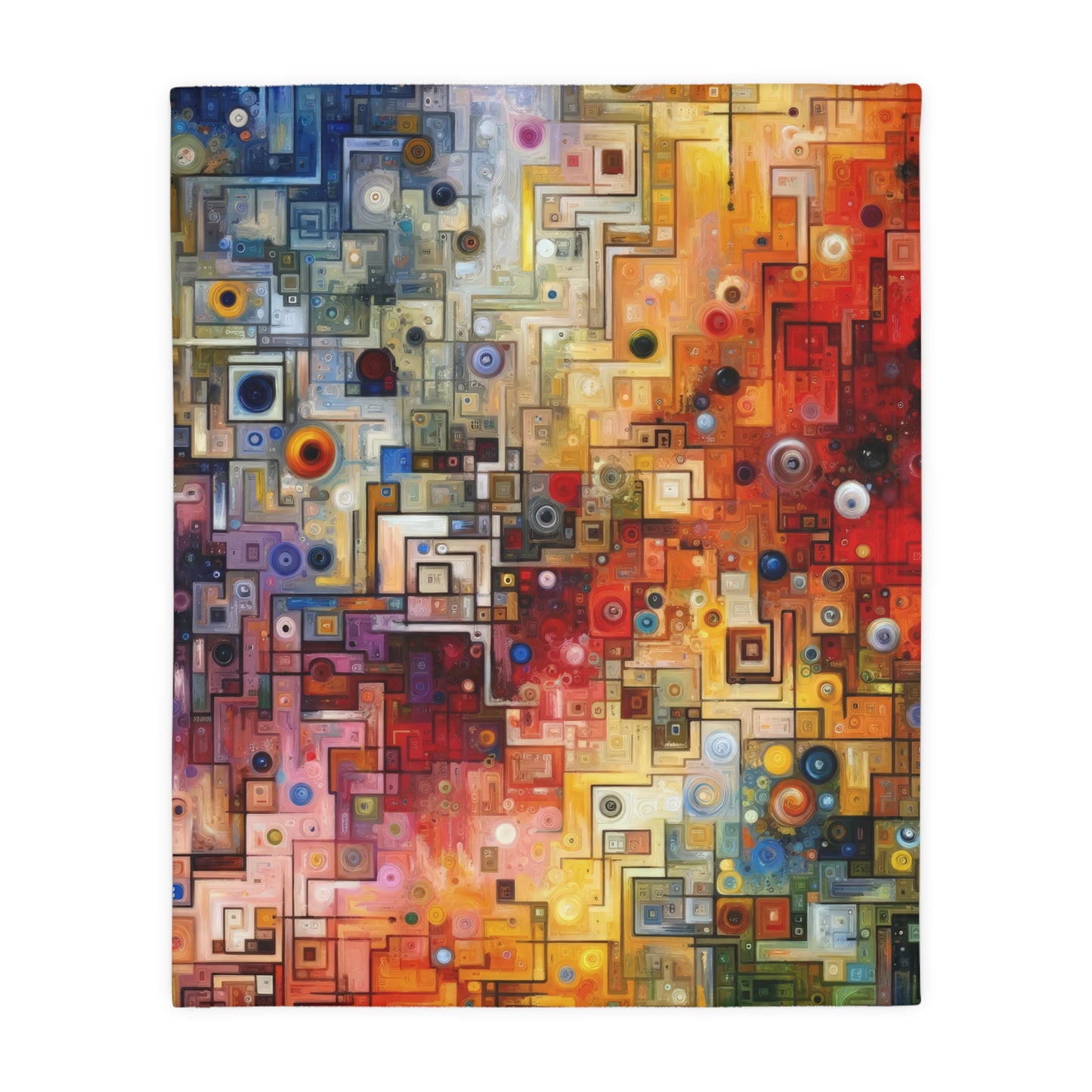Witty Conversation Tapestry Velveteen Microfiber Blanket (Two-sided print)