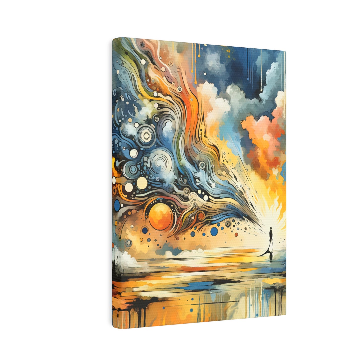 Intentional Awakening Reflection Canvas Photo Tile