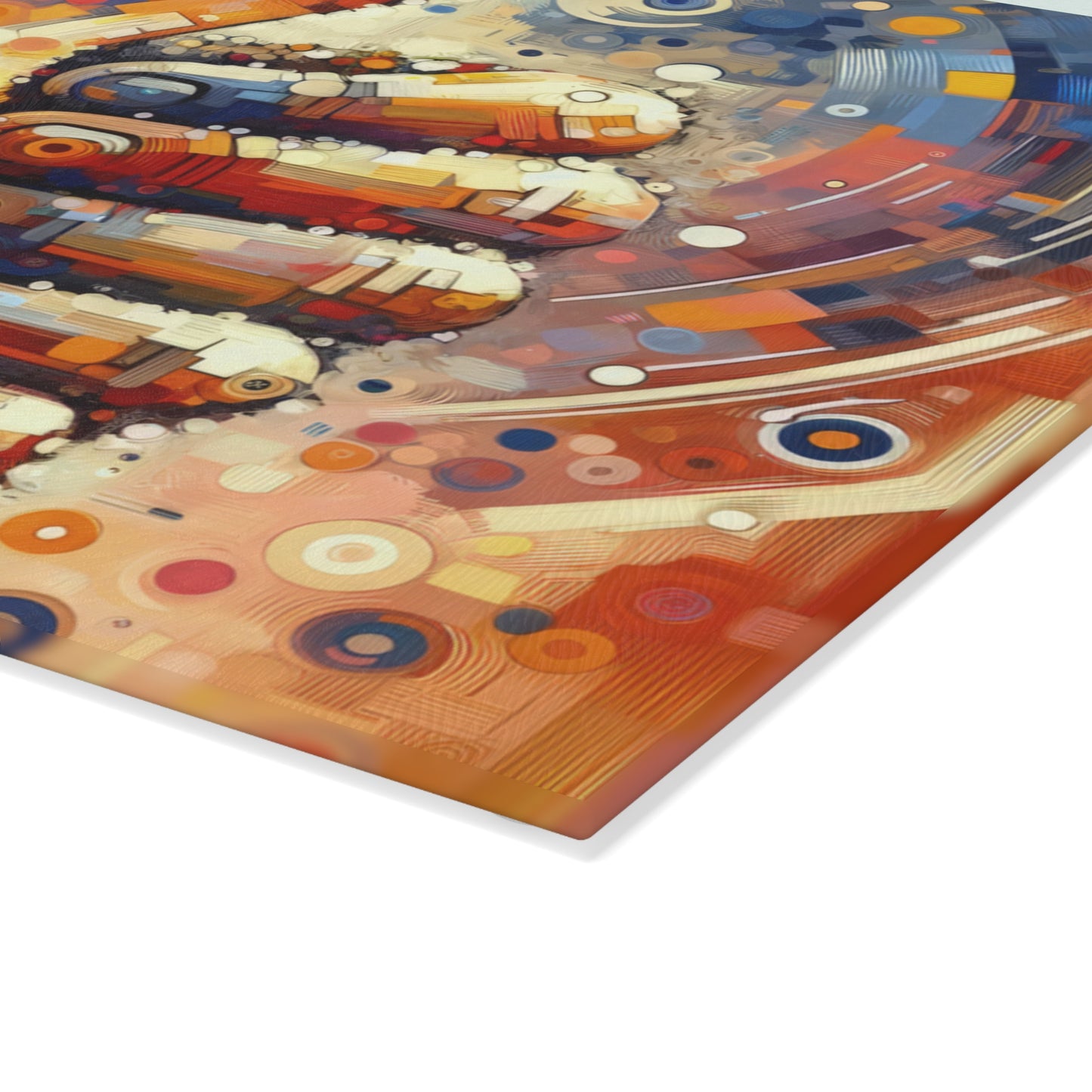 Digital Gratitude Nod Glass Cutting Board