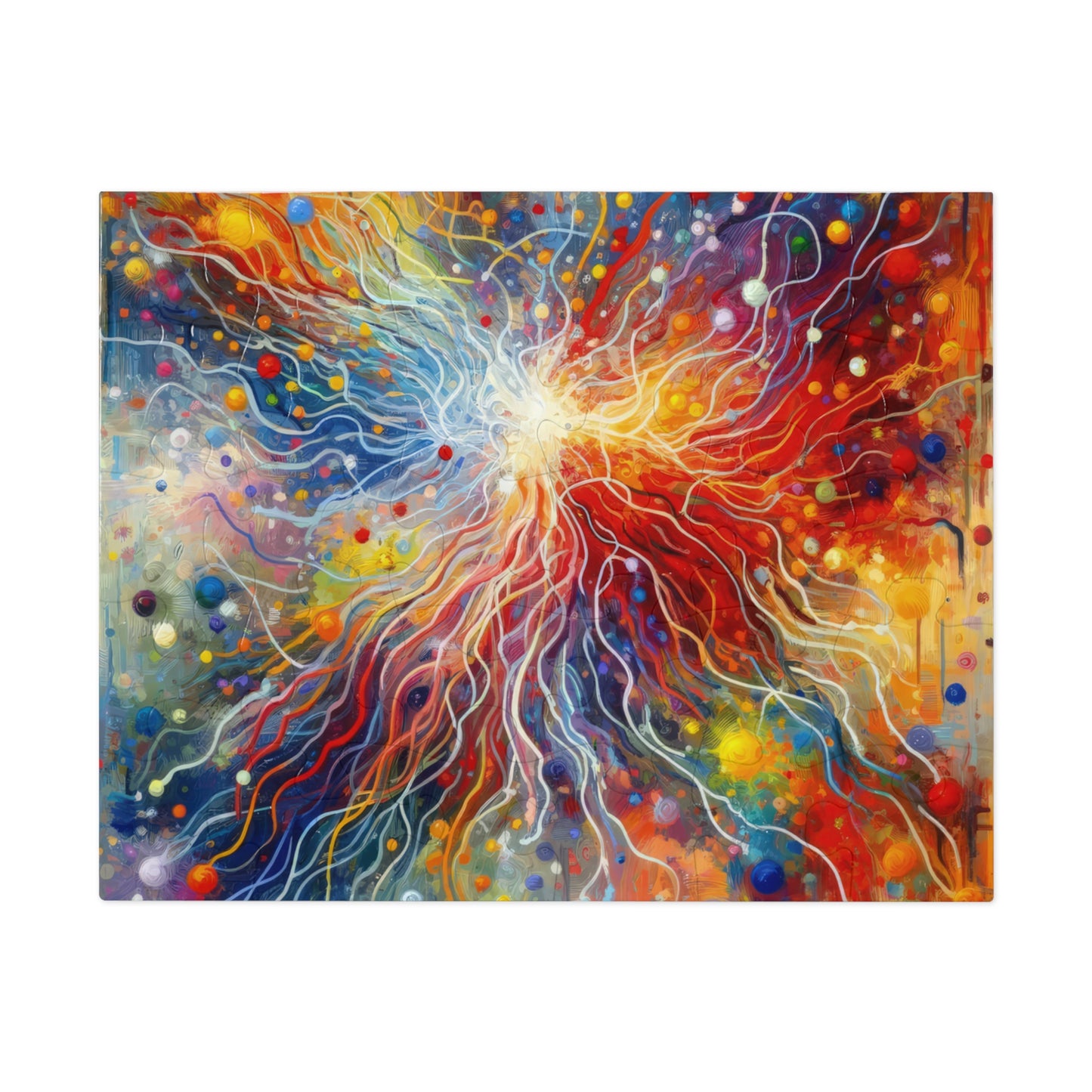 Emotive Yarn Explosion Jigsaw Puzzle (30, 110, 252, 500,1000-Piece)