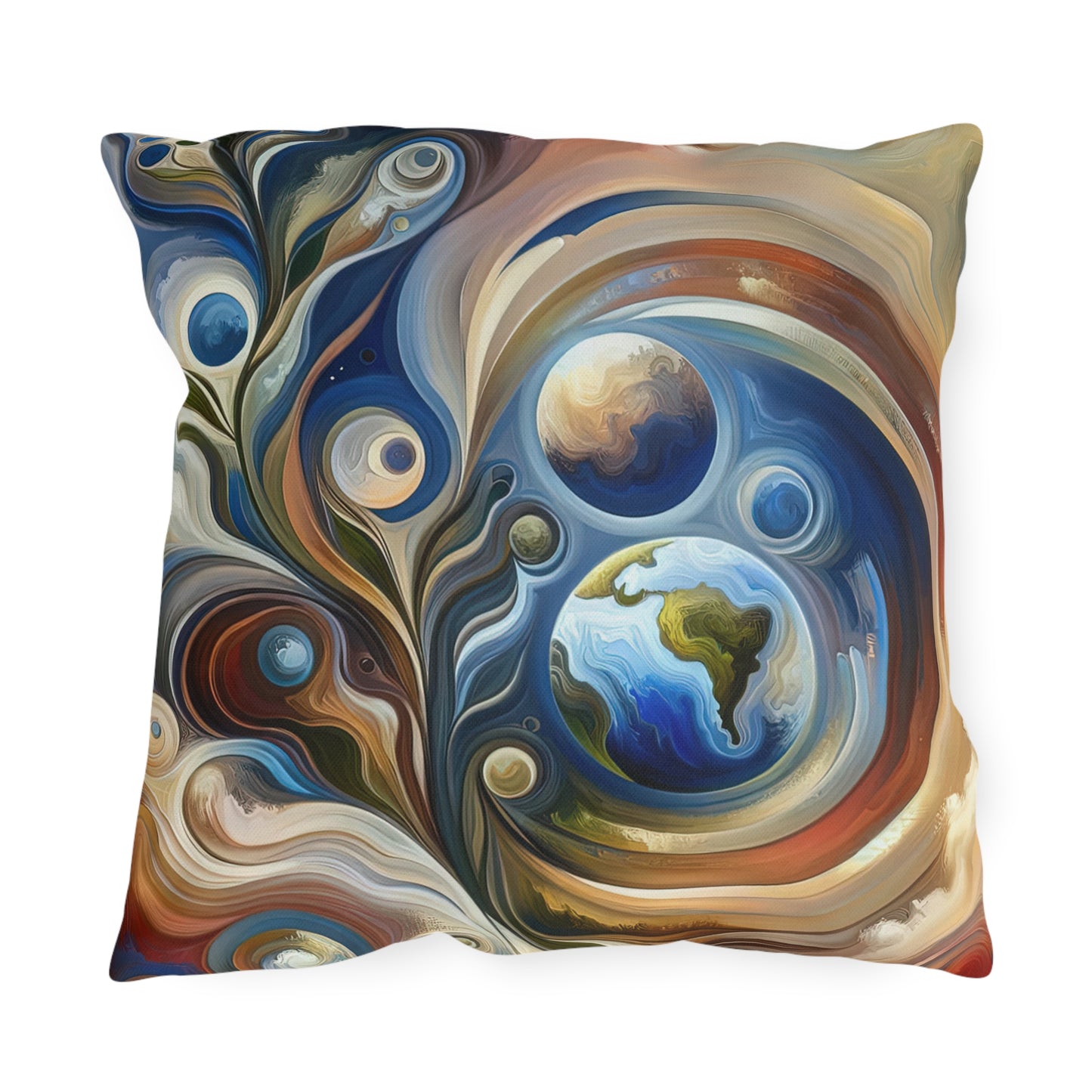 Esoteric Nurturing Gaia Outdoor Pillows