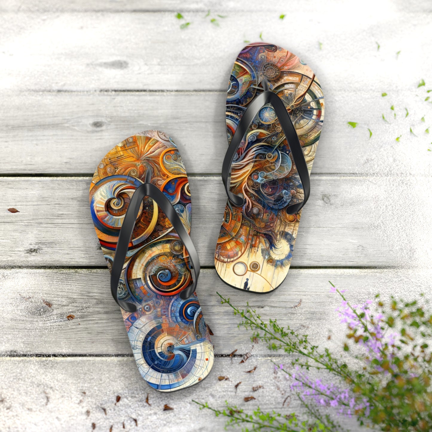 Ethos Web Abstract Flip Flops