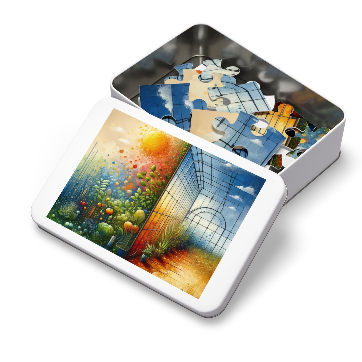 Greenhouse Digital Genesis Jigsaw Puzzle (30, 110, 252, 500,1000-Piece)