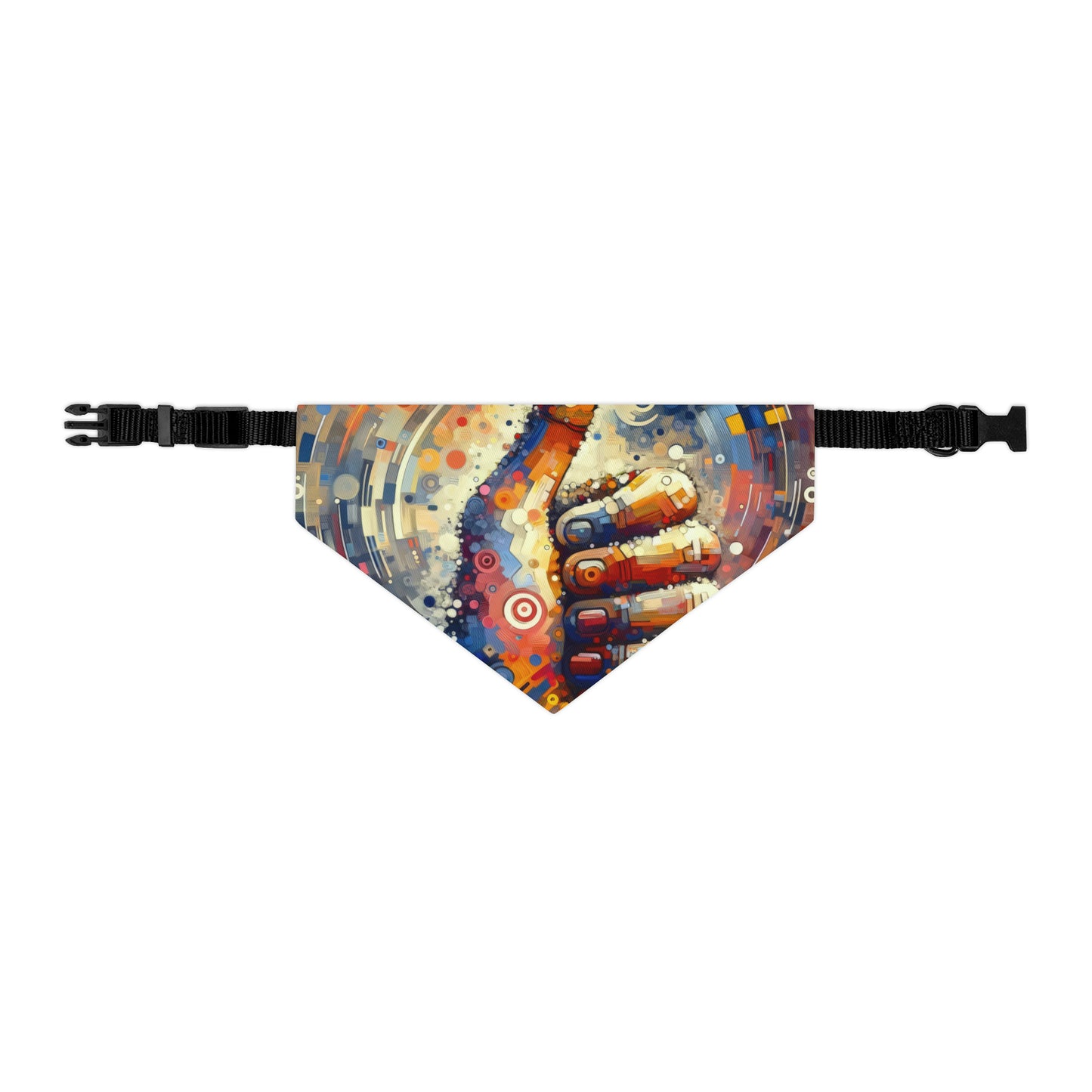 Digital Gratitude Nod Pet Bandana Collar