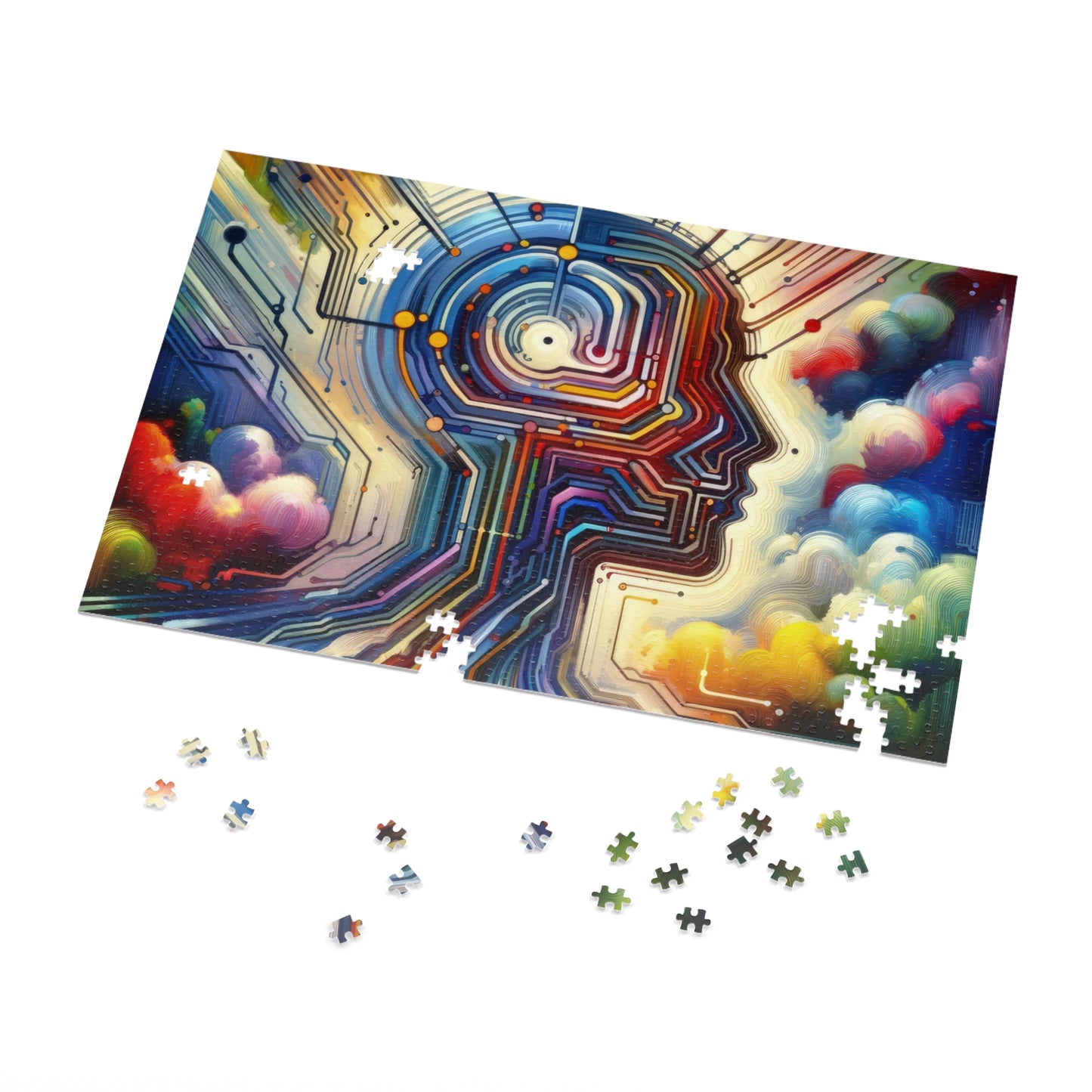 Supportive Digital Empathy Jigsaw Puzzle (30, 110, 252, 500,1000-Piece)