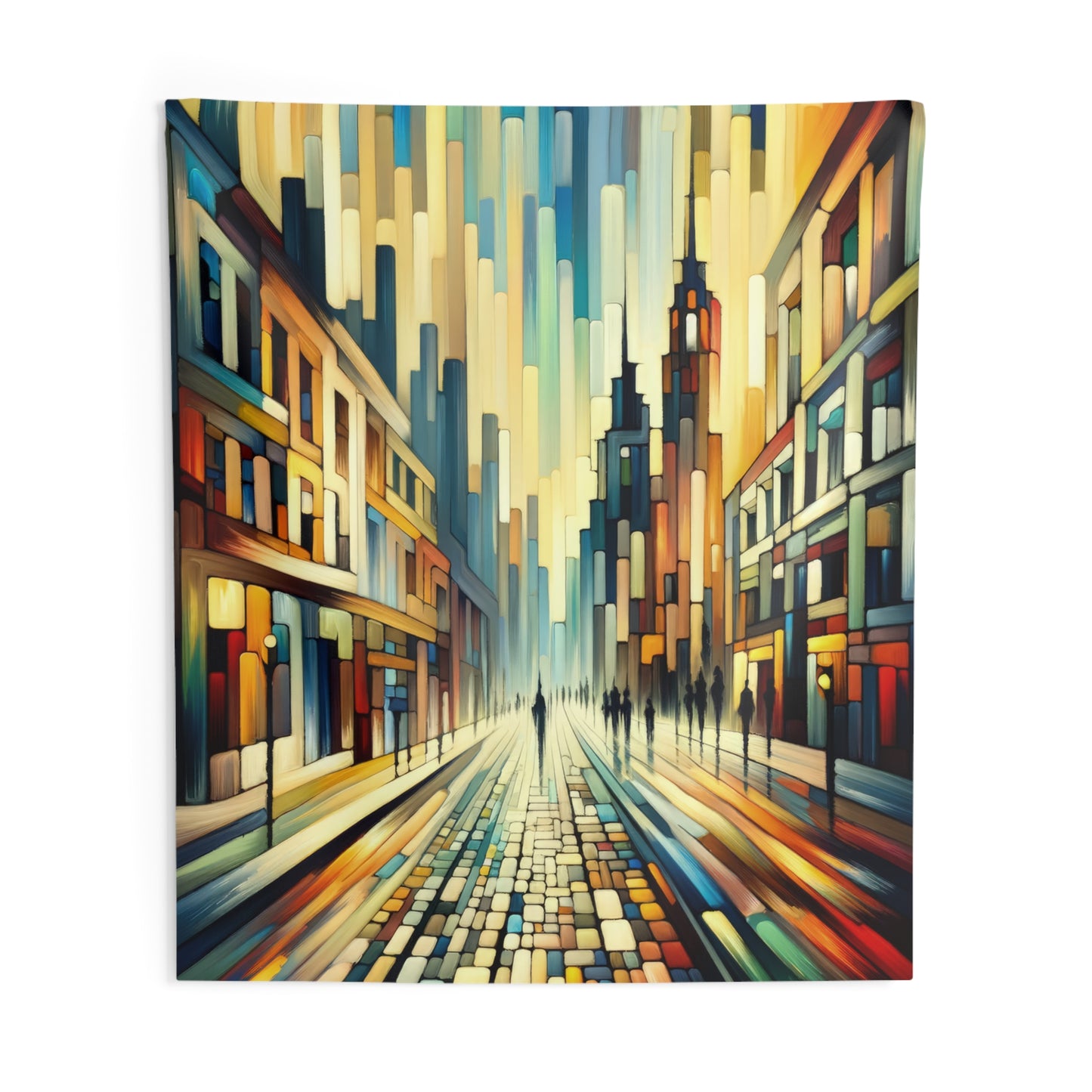 Cobbled Rhythm Heartbeat Indoor Wall Tapestries