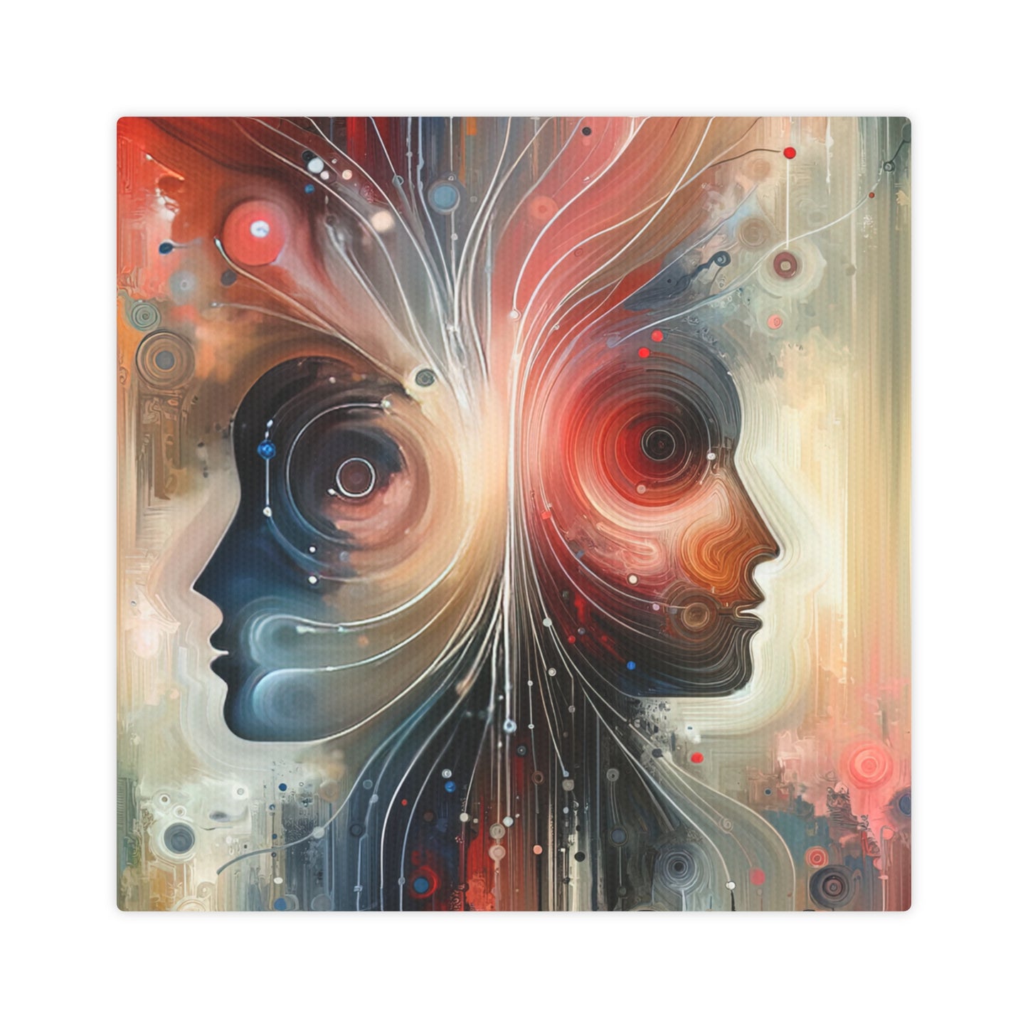 Empathetic Exchange Essence Canvas Photo Tile