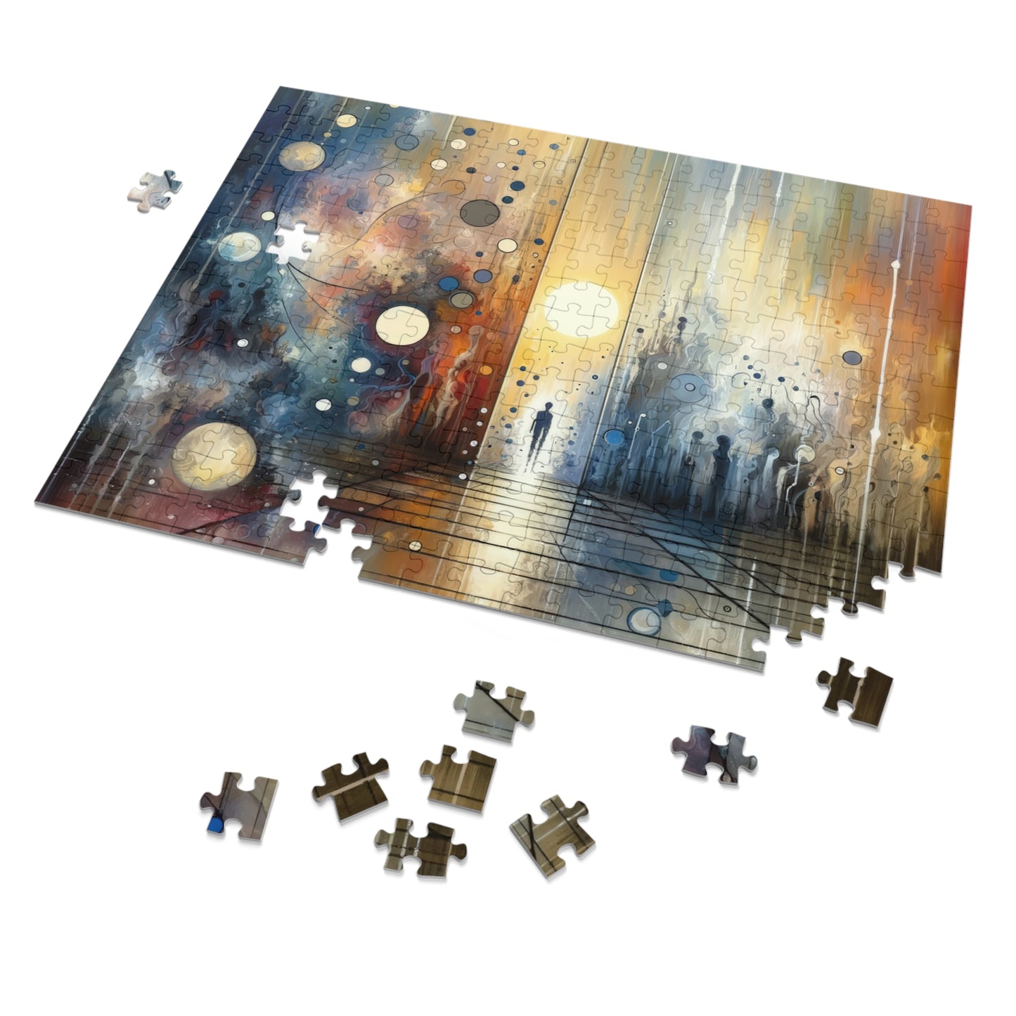 Stillness Transition Abstract Jigsaw Puzzle (30, 110, 252, 500,1000-Piece)