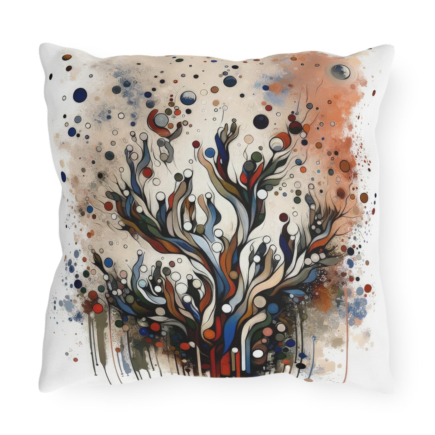 Intentional Unity Splashes Outdoor Pillows