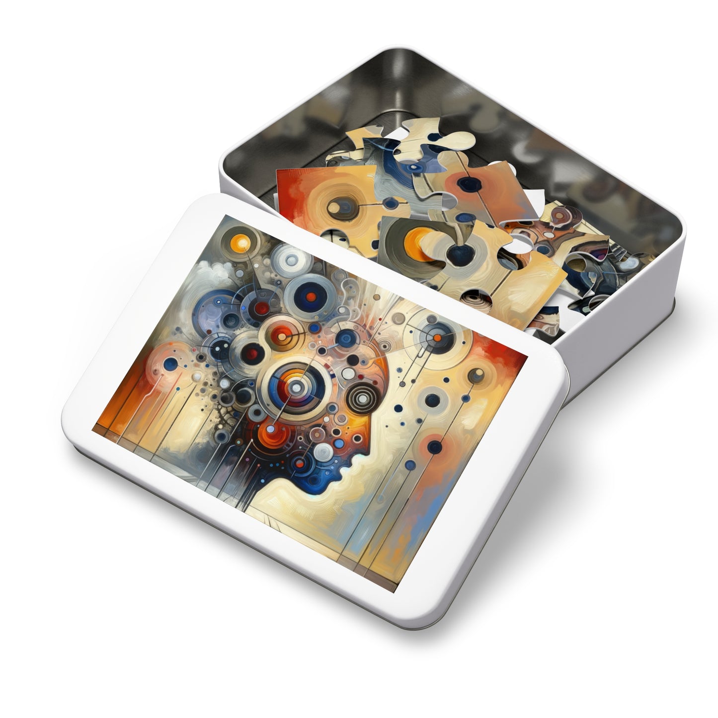 Mindful Tachism Engagement Jigsaw Puzzle (30, 110, 252, 500,1000-Piece)