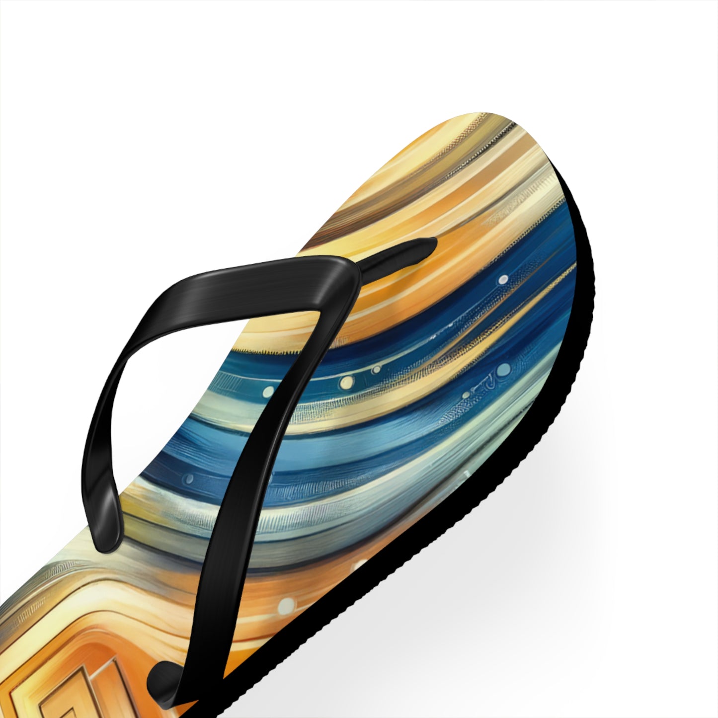 Spiritual Tachism Connection Flip Flops