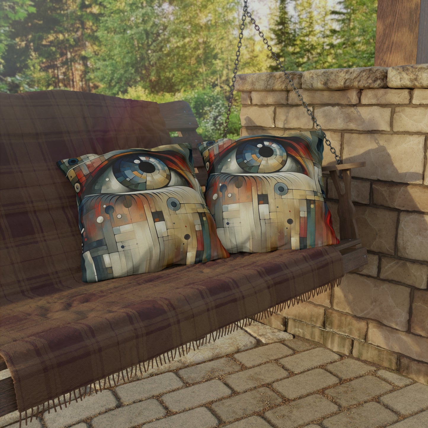 Focused Vision Quest Outdoor Pillows