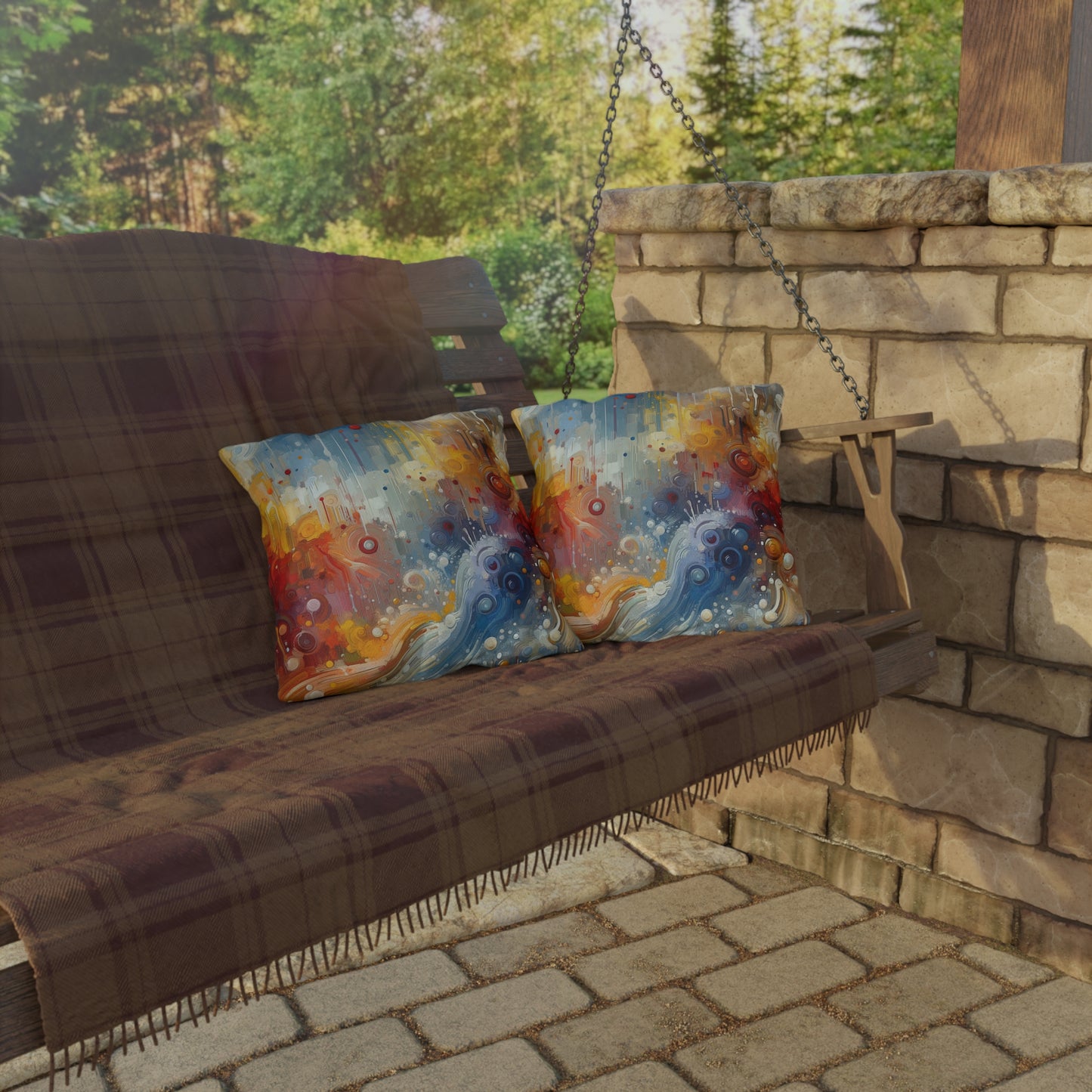 Joyous Effortless Exhale Outdoor Pillows