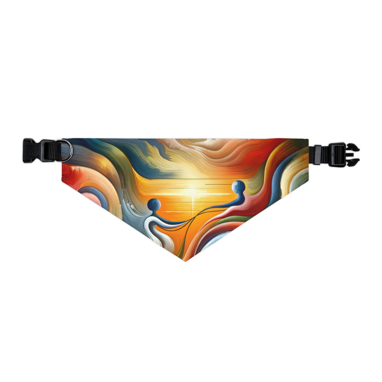 Empathetic Lifeline Abstract Pet Bandana Collar