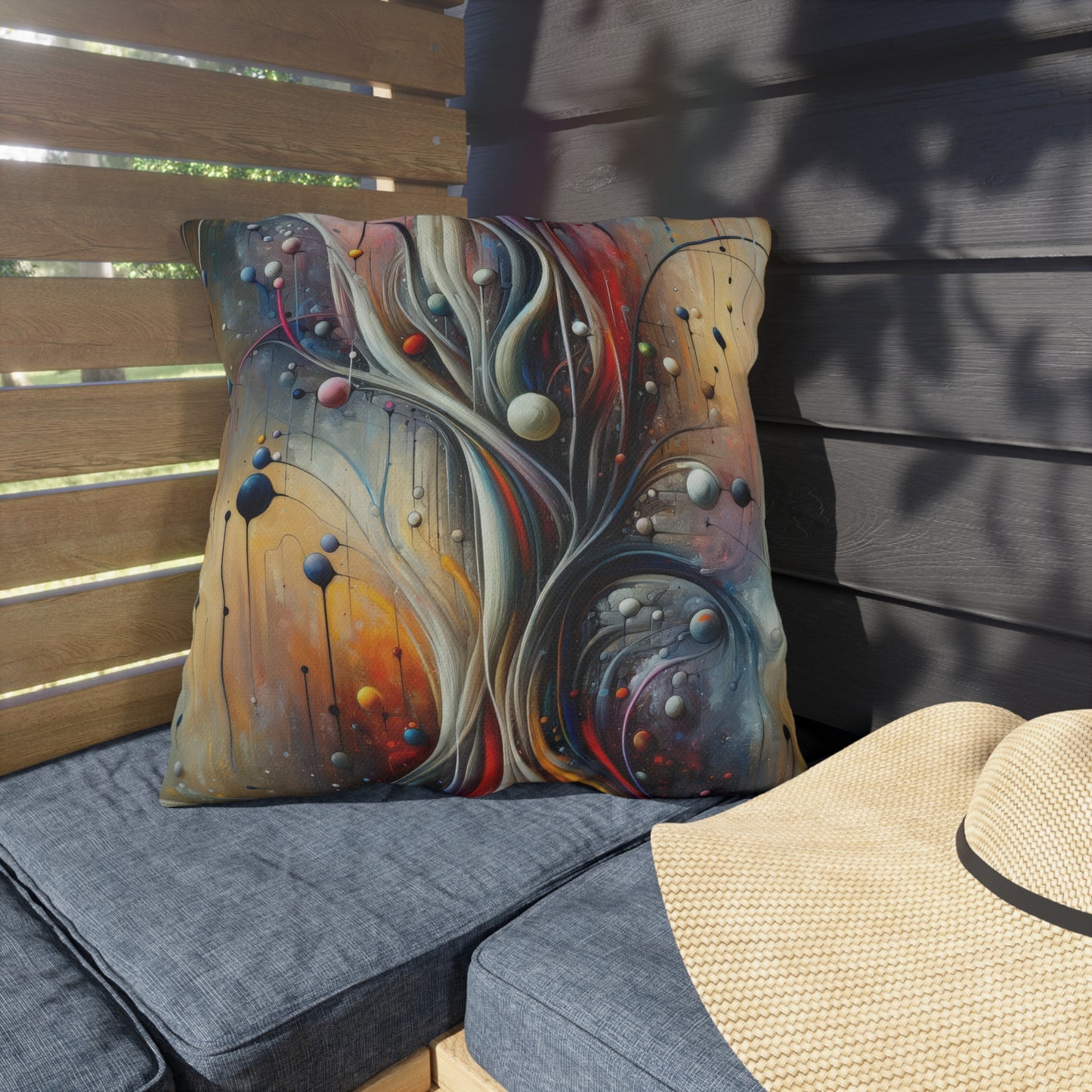 Invisible Threads Influence Outdoor Pillows