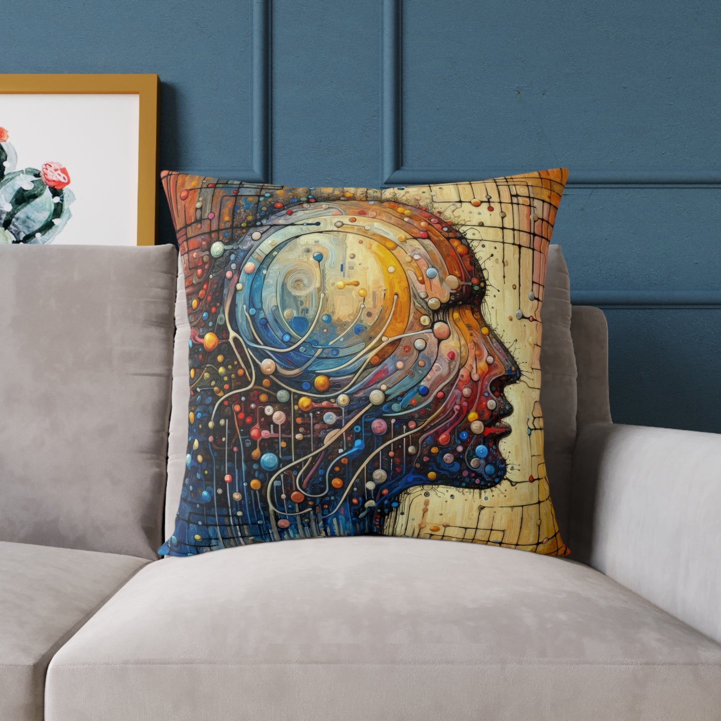 Empathy Unity Interaction Spun Polyester Pillow