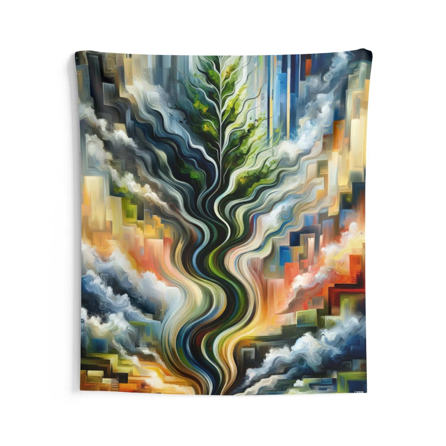 Eternal Digital Contrast Indoor Wall Tapestries