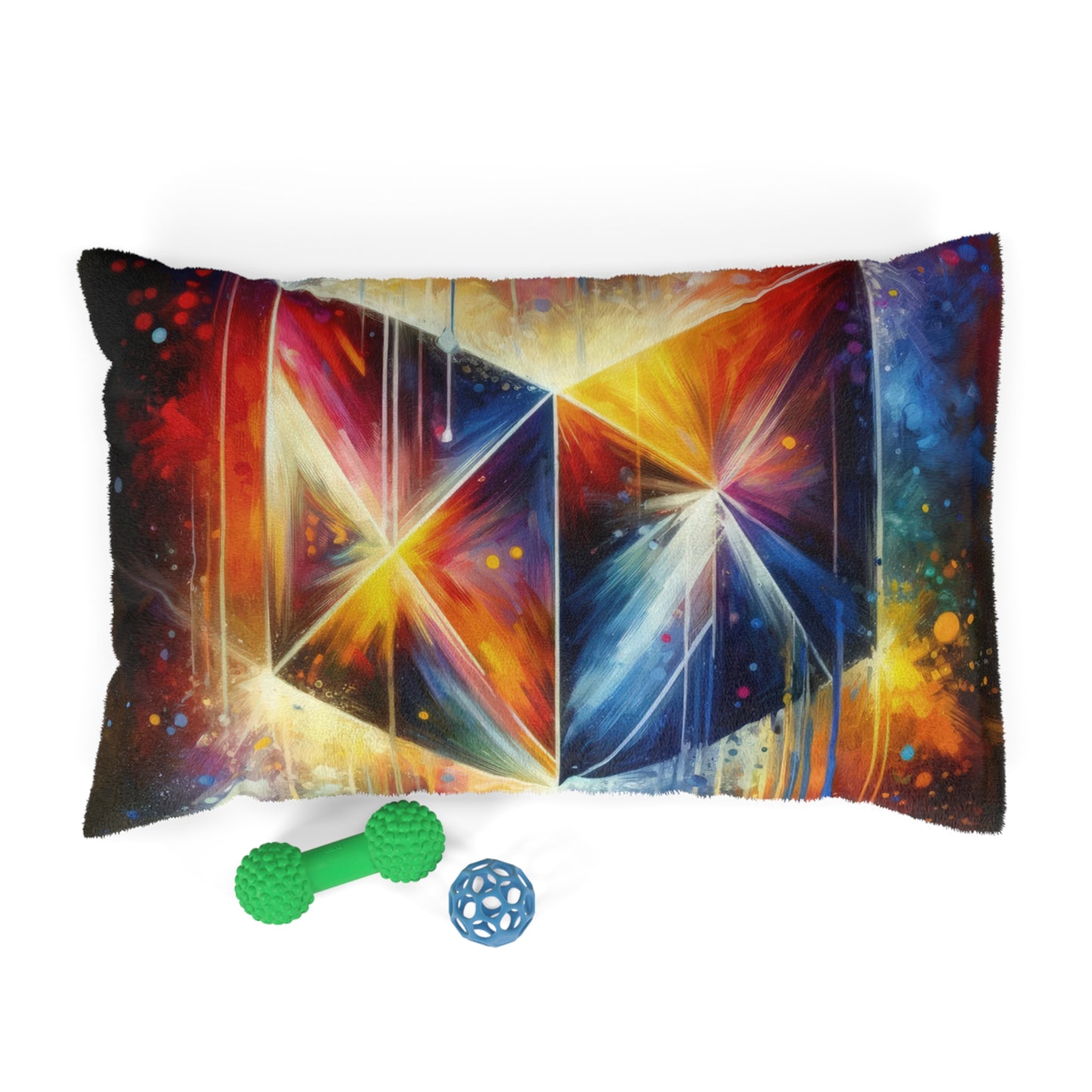 Prismatic Light Spectrum Pet Bed