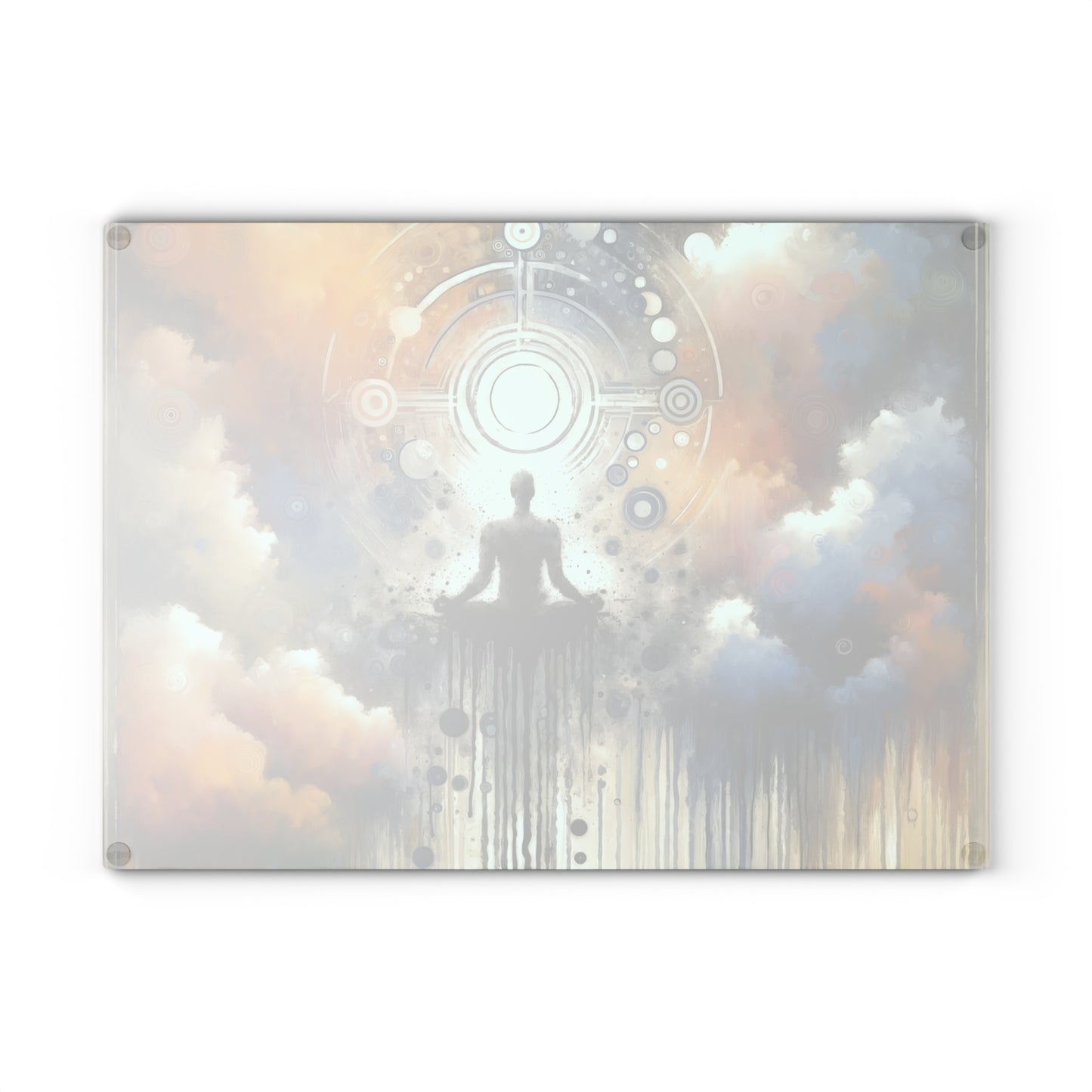 Mindful Transformation Profundity Glass Cutting Board