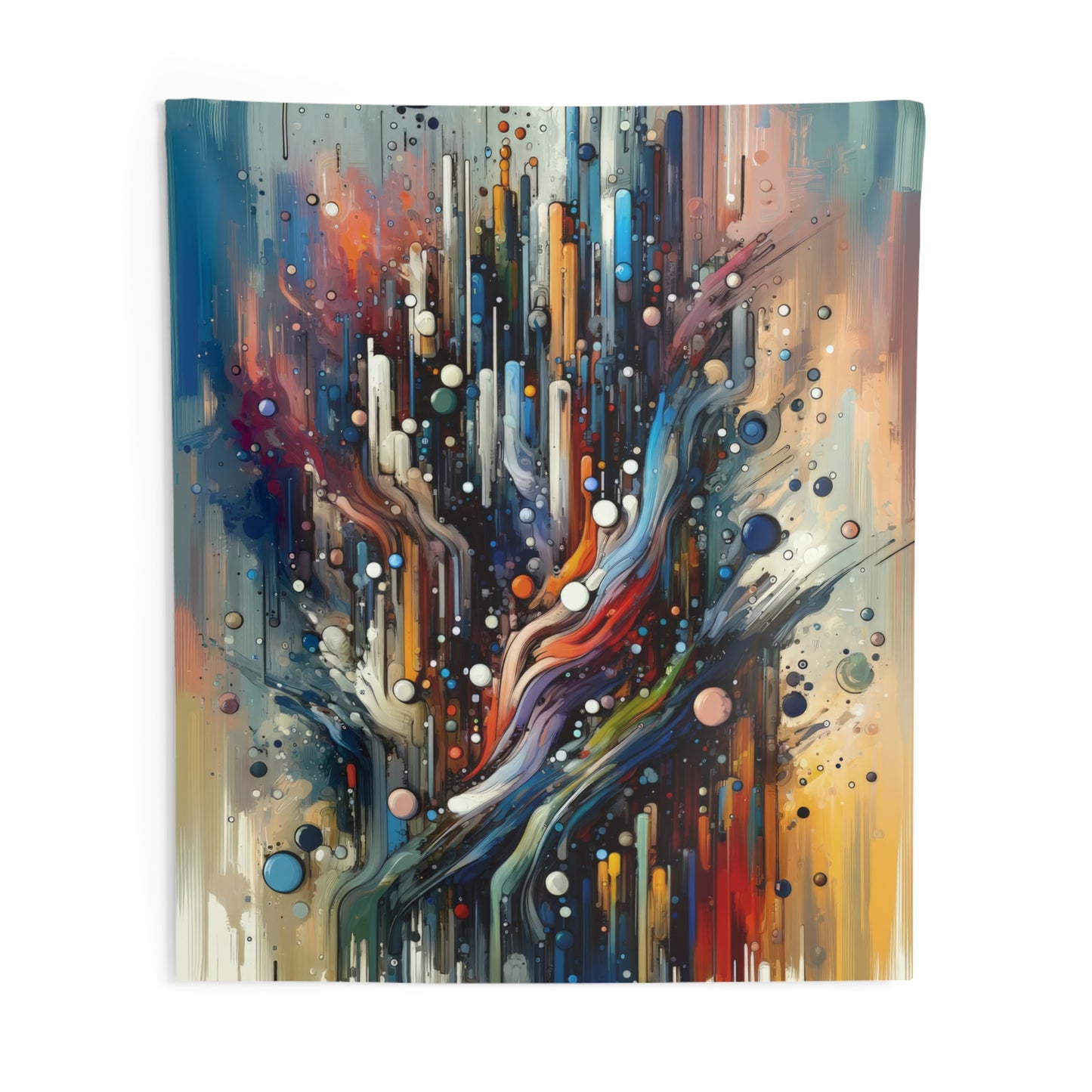 Coherent Change Visualization Indoor Wall Tapestries