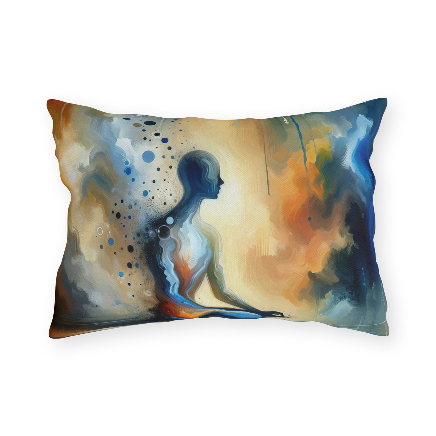 Resonance Abstract Healing Outdoor Pillows