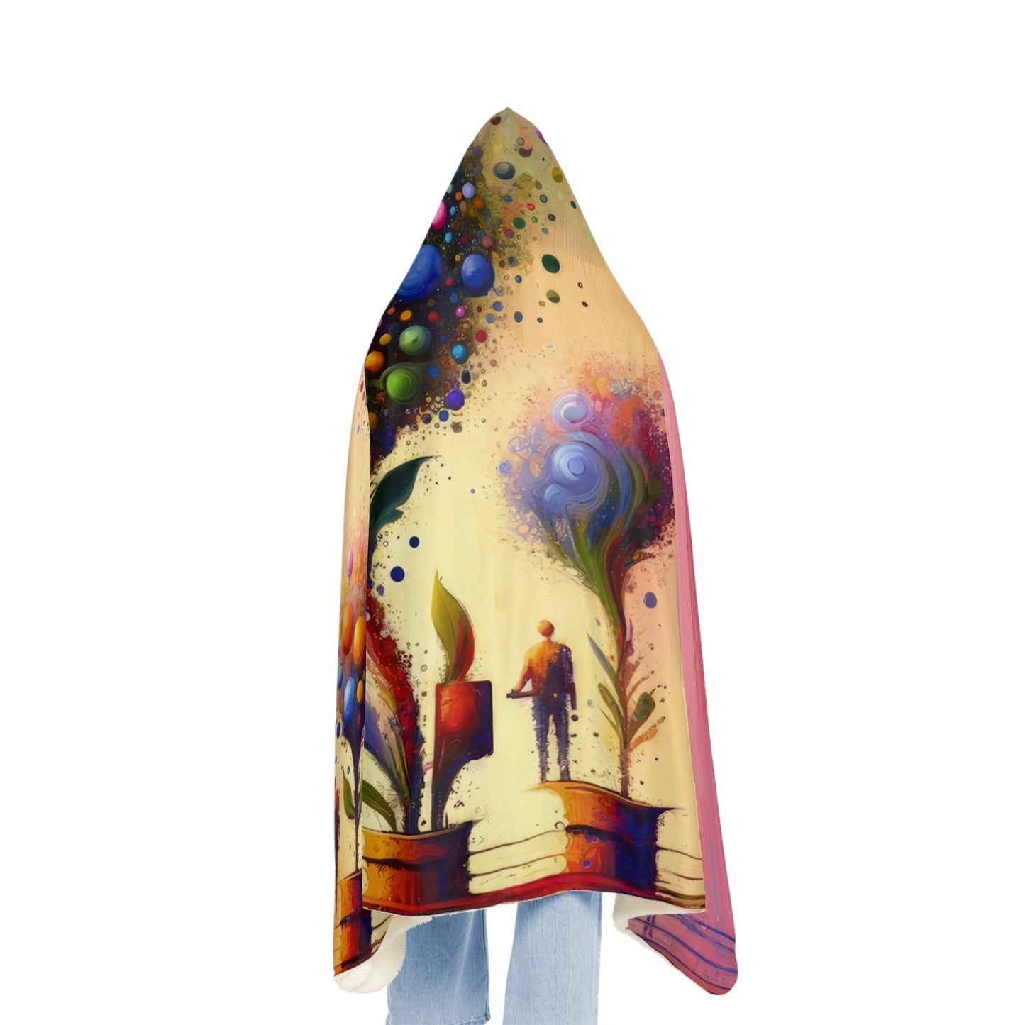 Vibrant Digital Arboriculture Snuggle Blanket