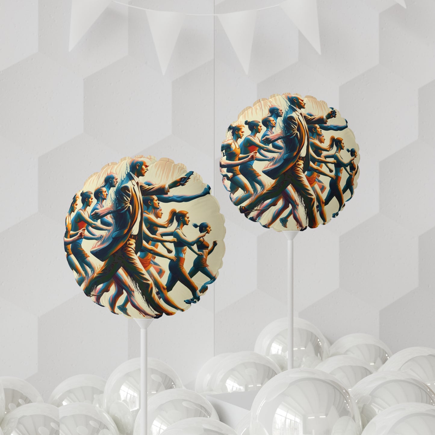 Urban Movement Disconnect Balloon (Round and Heart-shaped), 11"